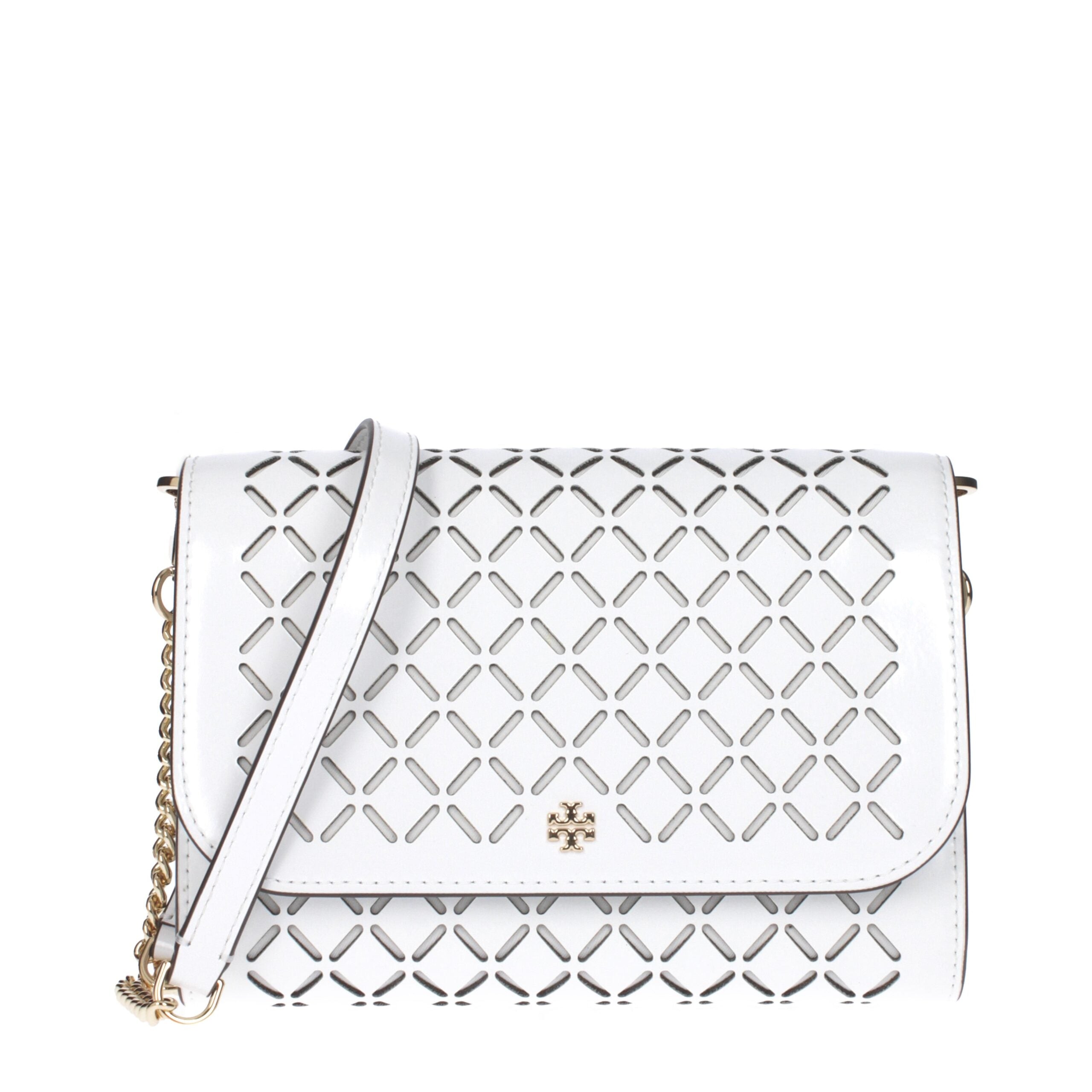 Tory Burch White Leather Clutch Bags