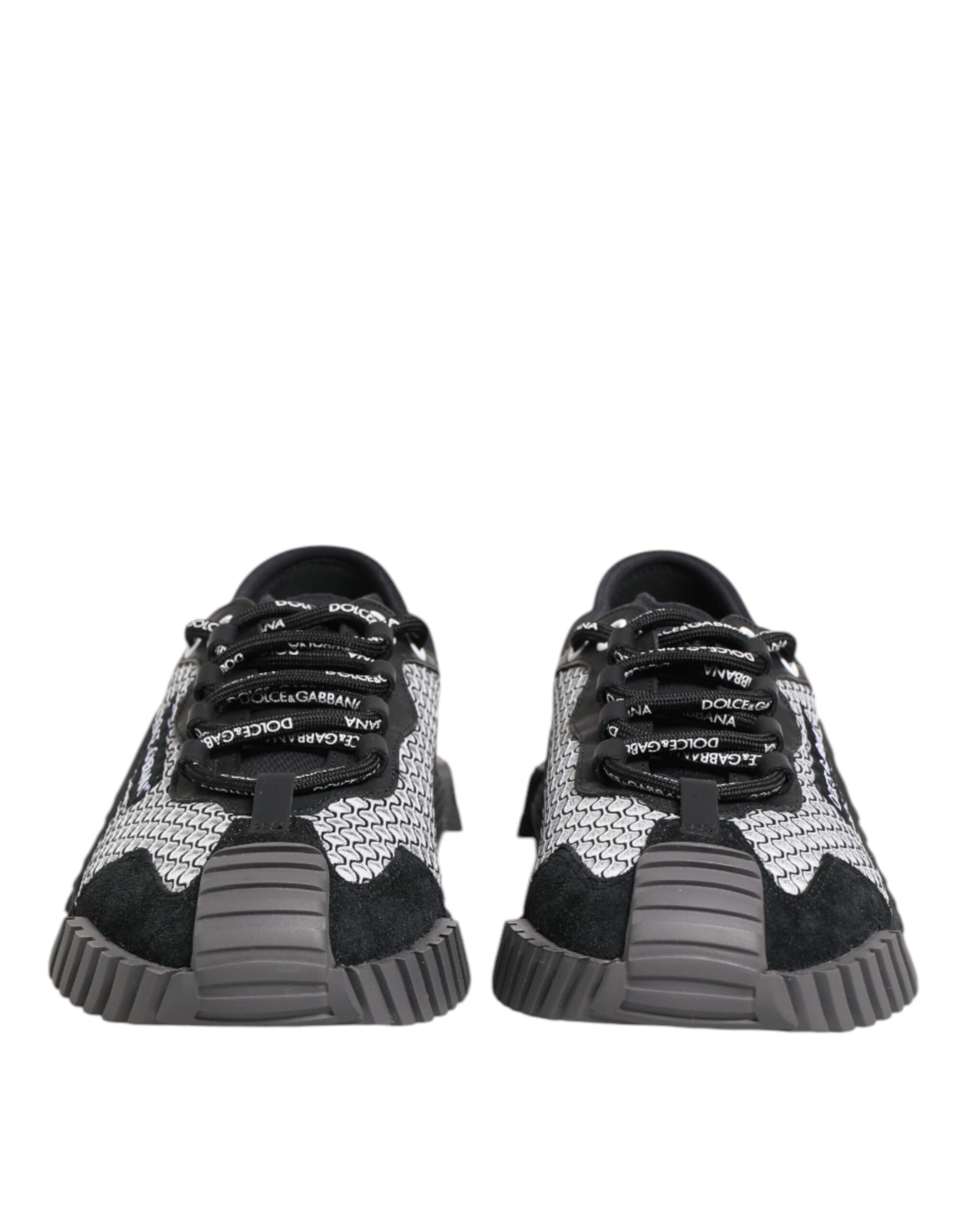 Dolce & Gabbana Multicolor Lace Up Low Top NS1 Sneakers Shoes