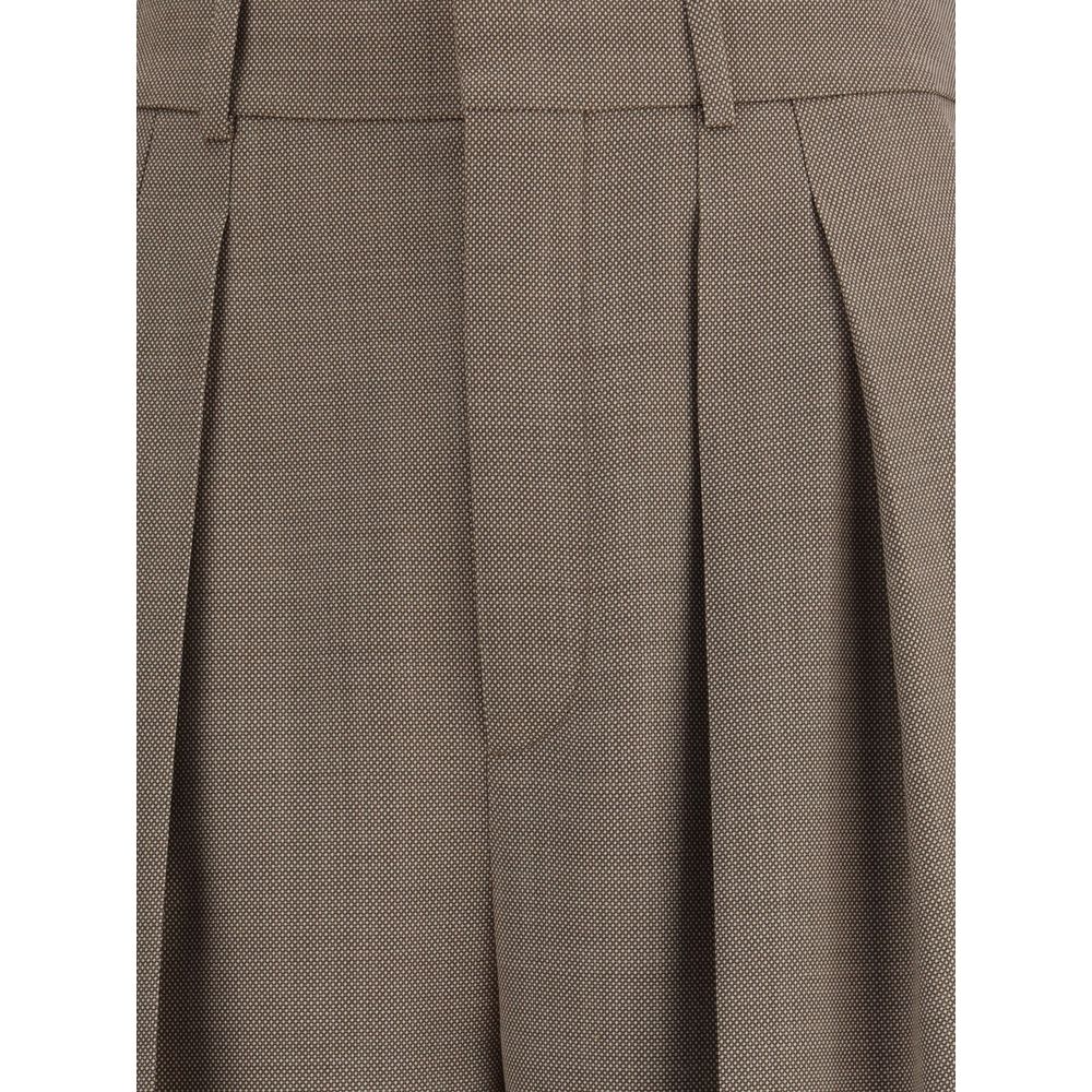 Saint Laurent Hose mit weitem Bein