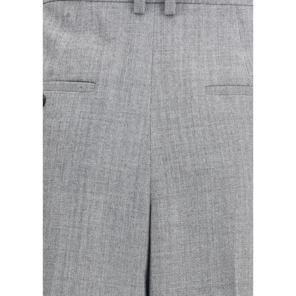 Saint Laurent Wollhose mit weitem Bein