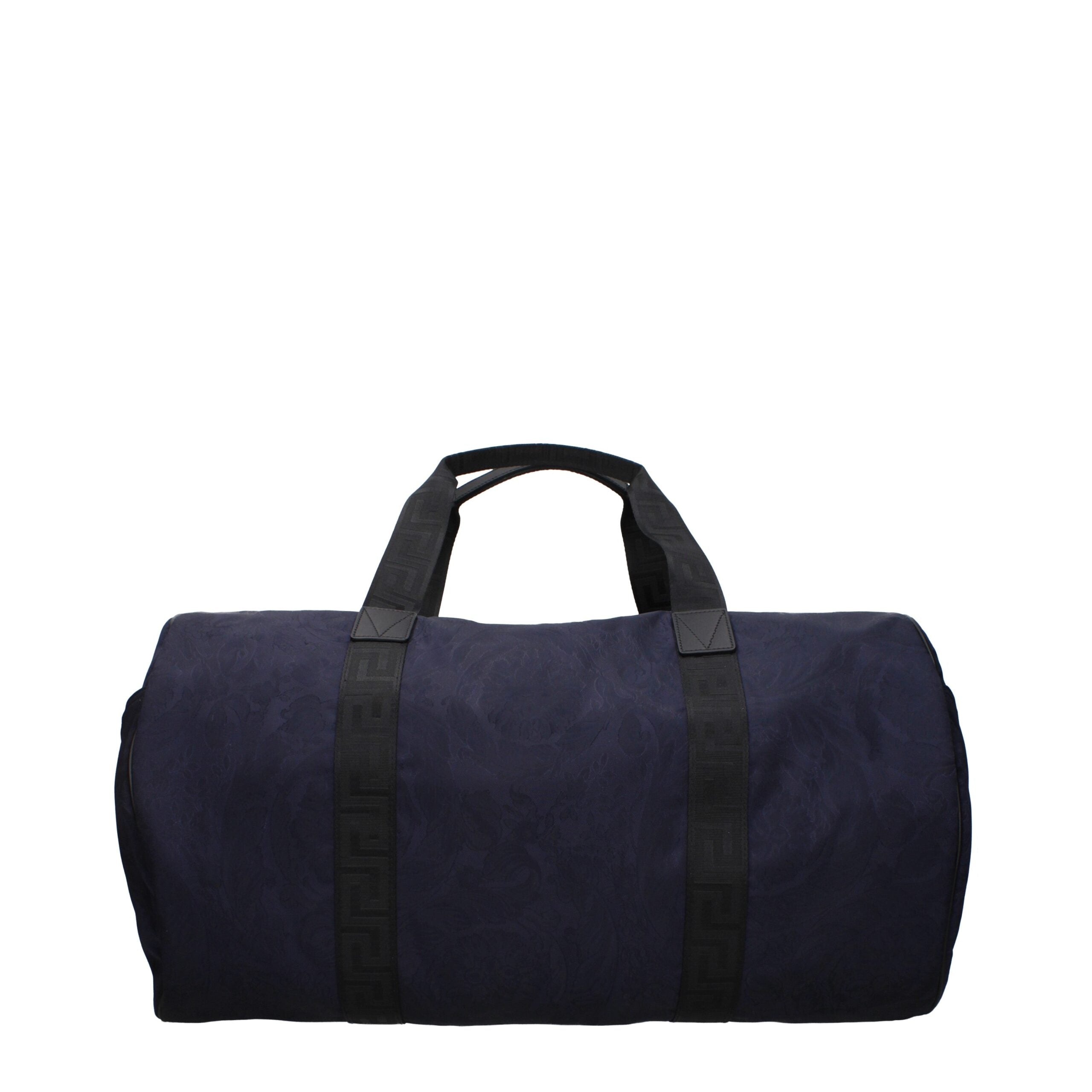 Versace Blue Fabric Luggage And Travel