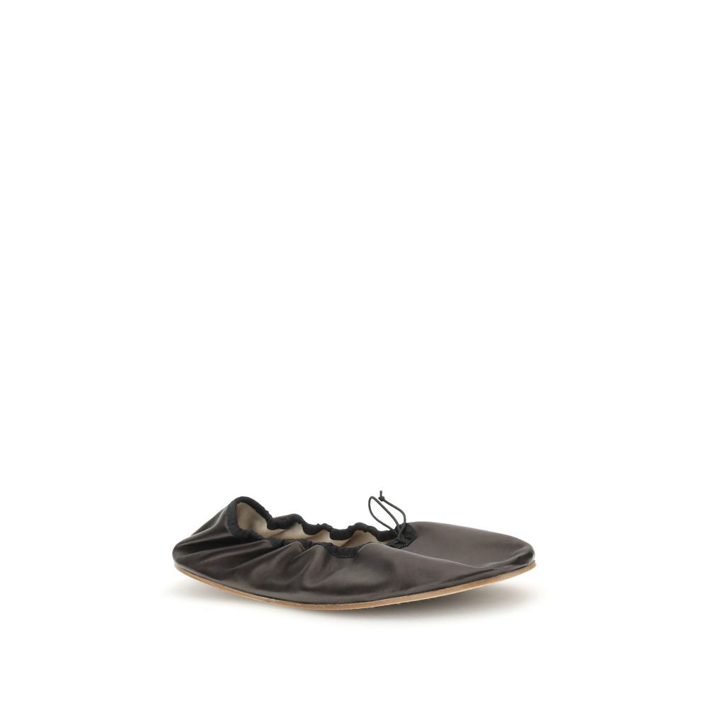 The Row Rounded Ballerinas