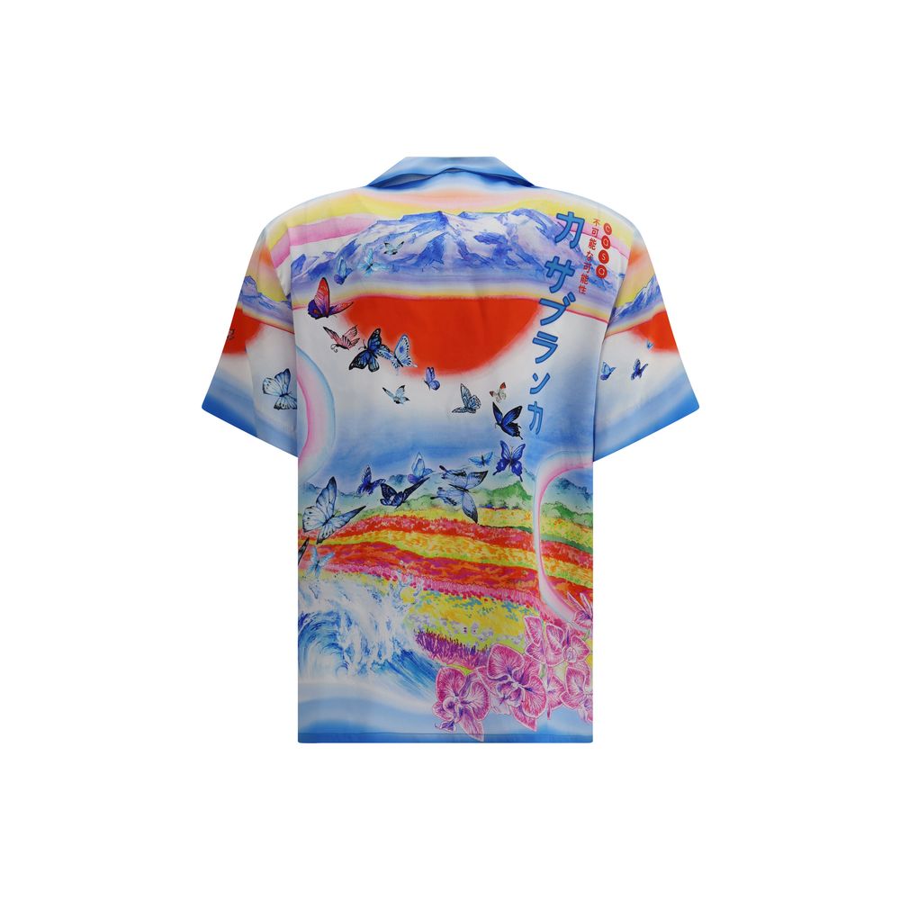 Casablanca Multicolor Silk Pattern Shirt