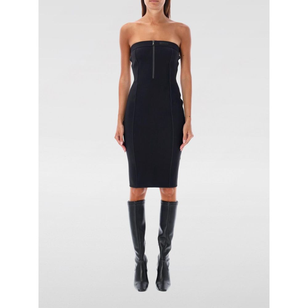 Coperni Black Cotton Casual Dress