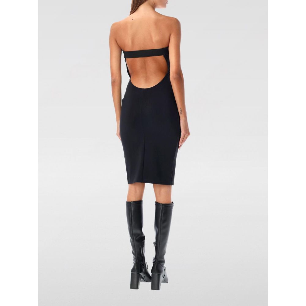 Coperni Black Cotton Casual Dress