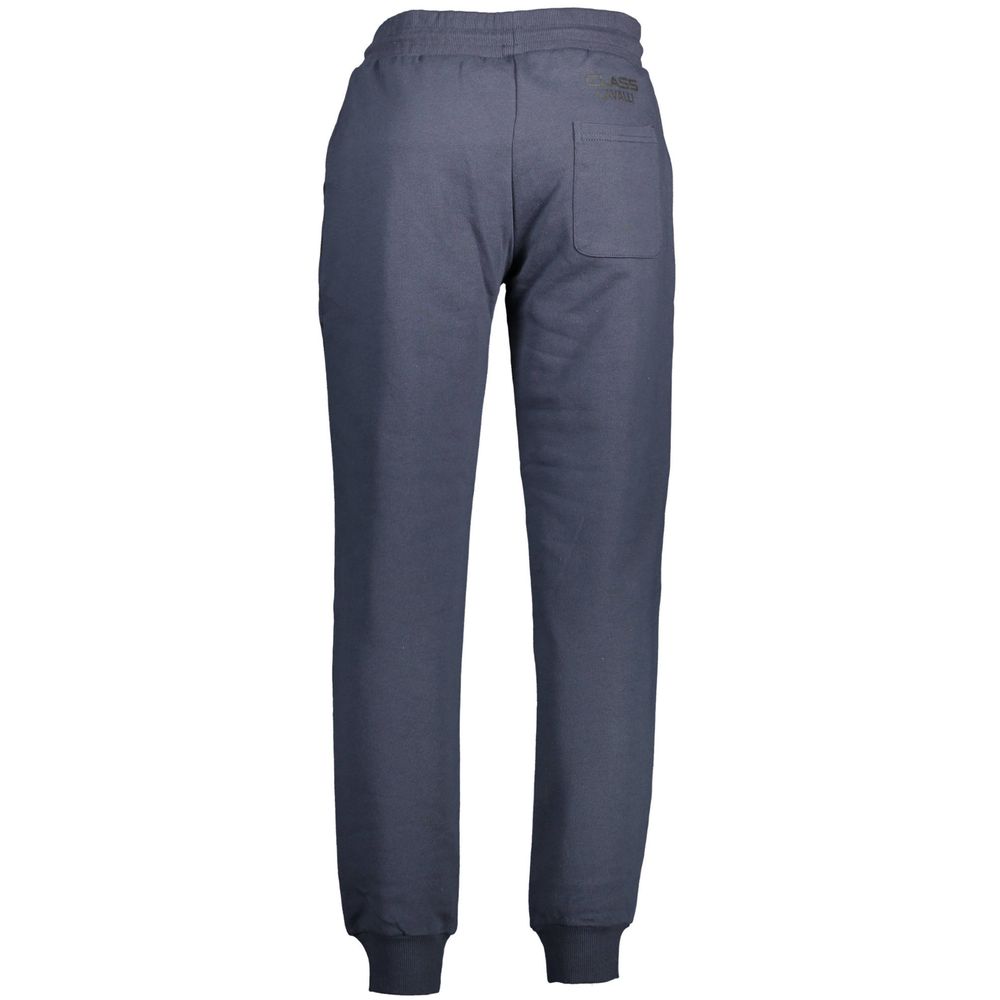 Cavalli Class Blue Cotton Pant