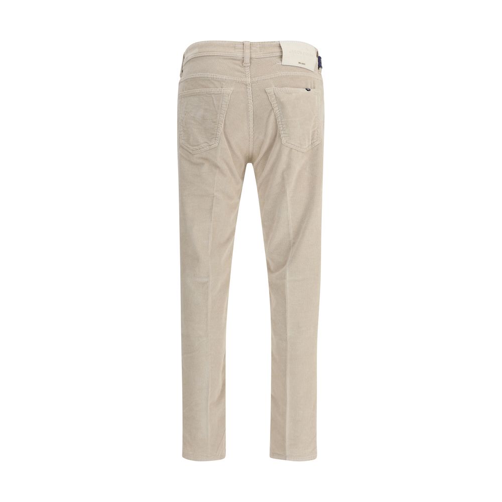 Jacob Cohen Gray Cotton Casual Pants