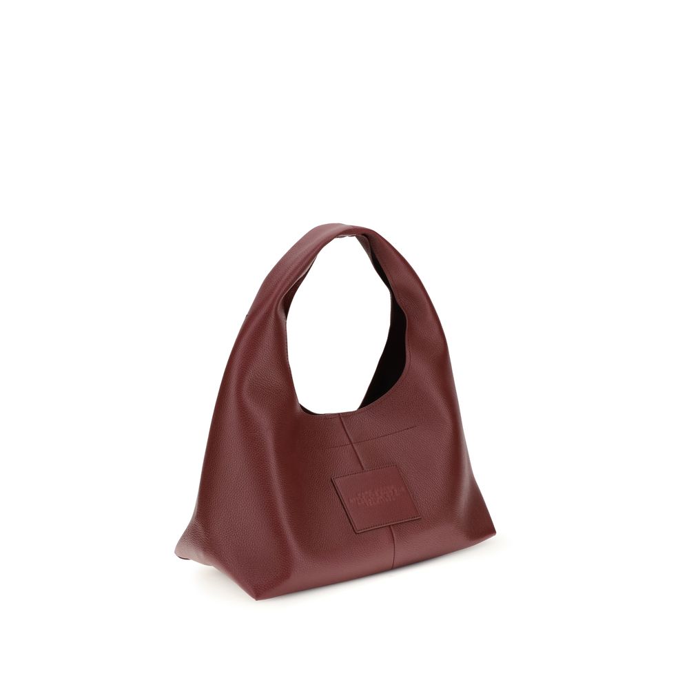 Marc Jacobs Bordeaux Calf Leather Bos Taurus Shoulder Bag
