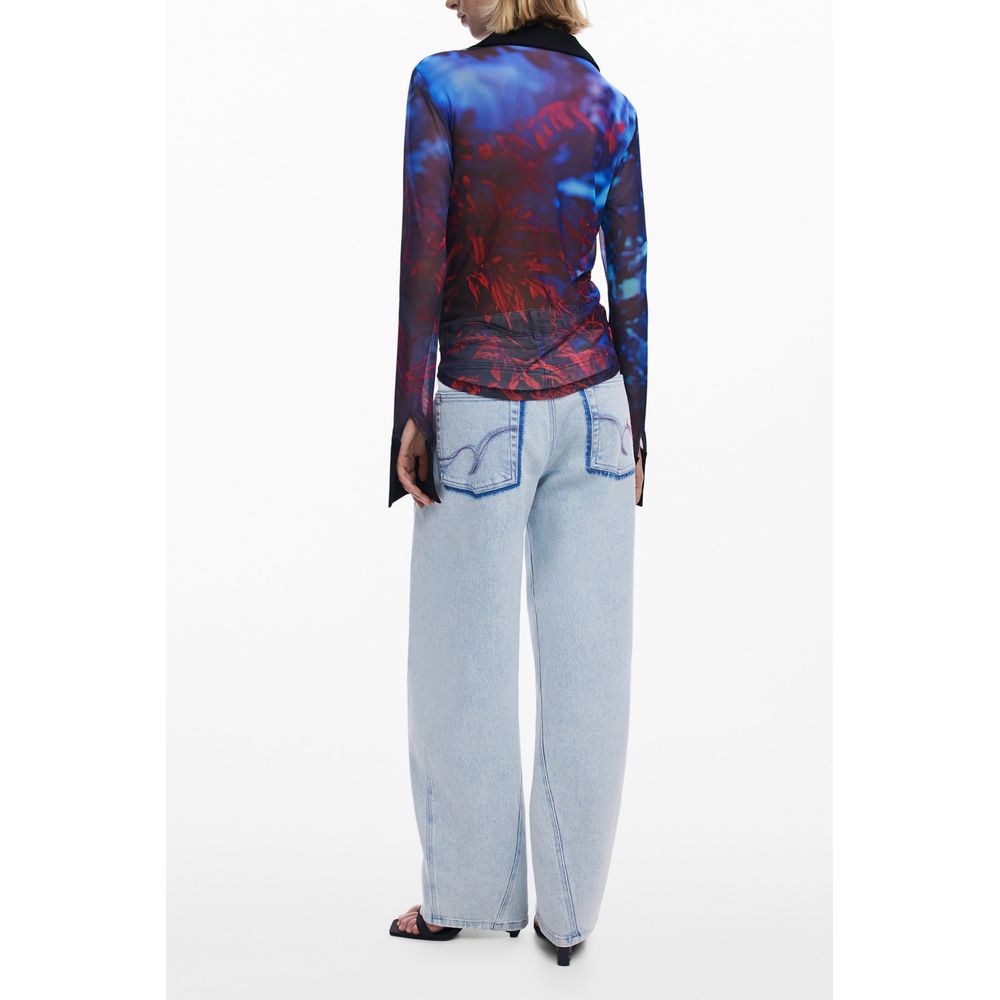 Desigual Black Polyester Shirt