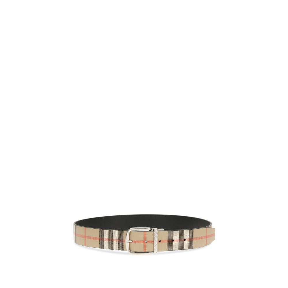 Burberry Multicolor Calf Leather Bos Taurus Belt