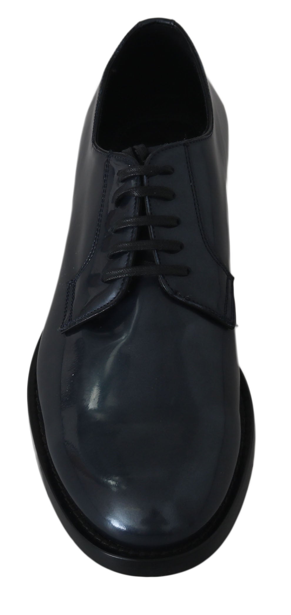 Pantofi eleganti Dolce & Gabbana Derby din piele albastră