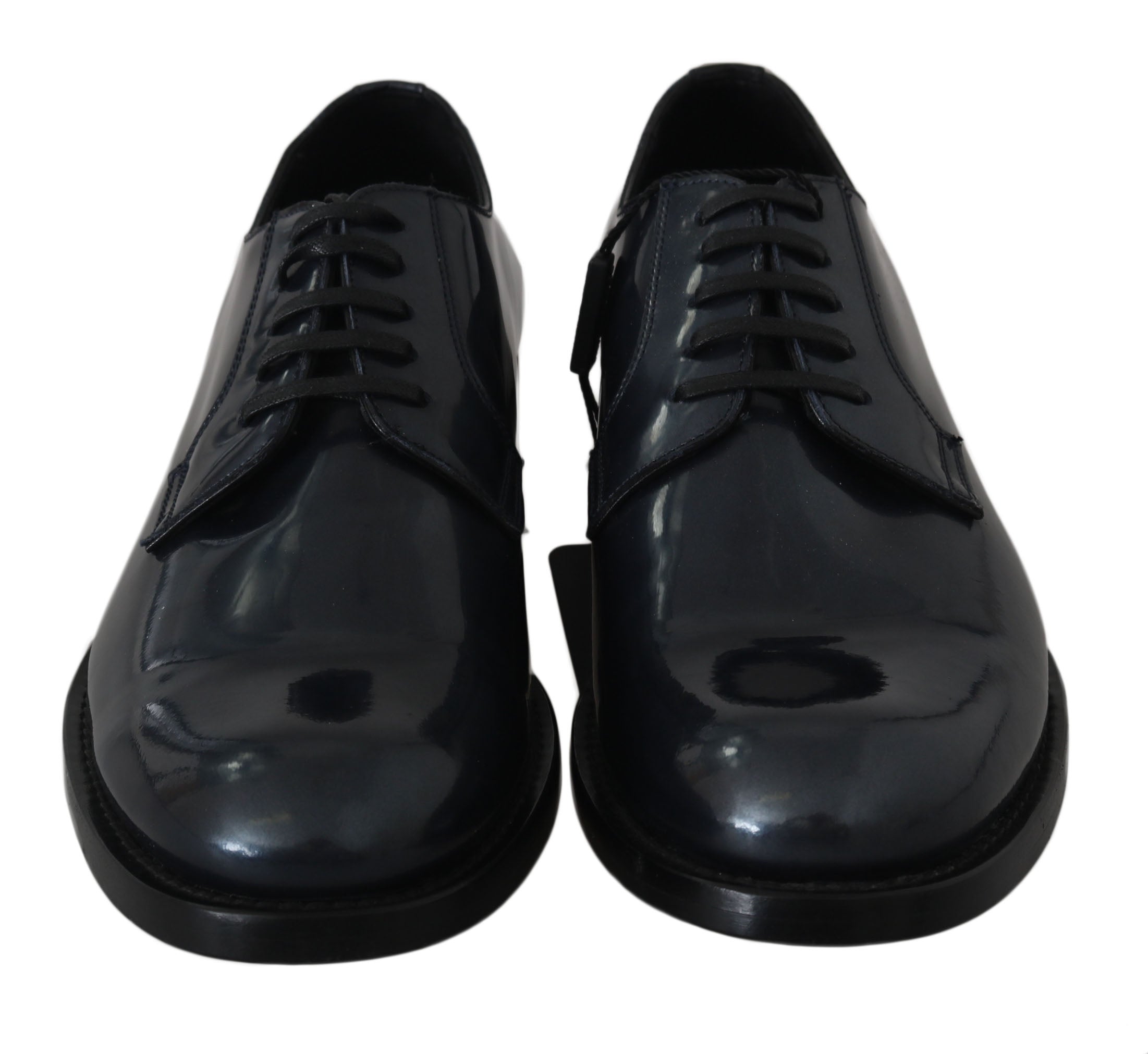 Pantofi eleganti Dolce & Gabbana Derby din piele albastră