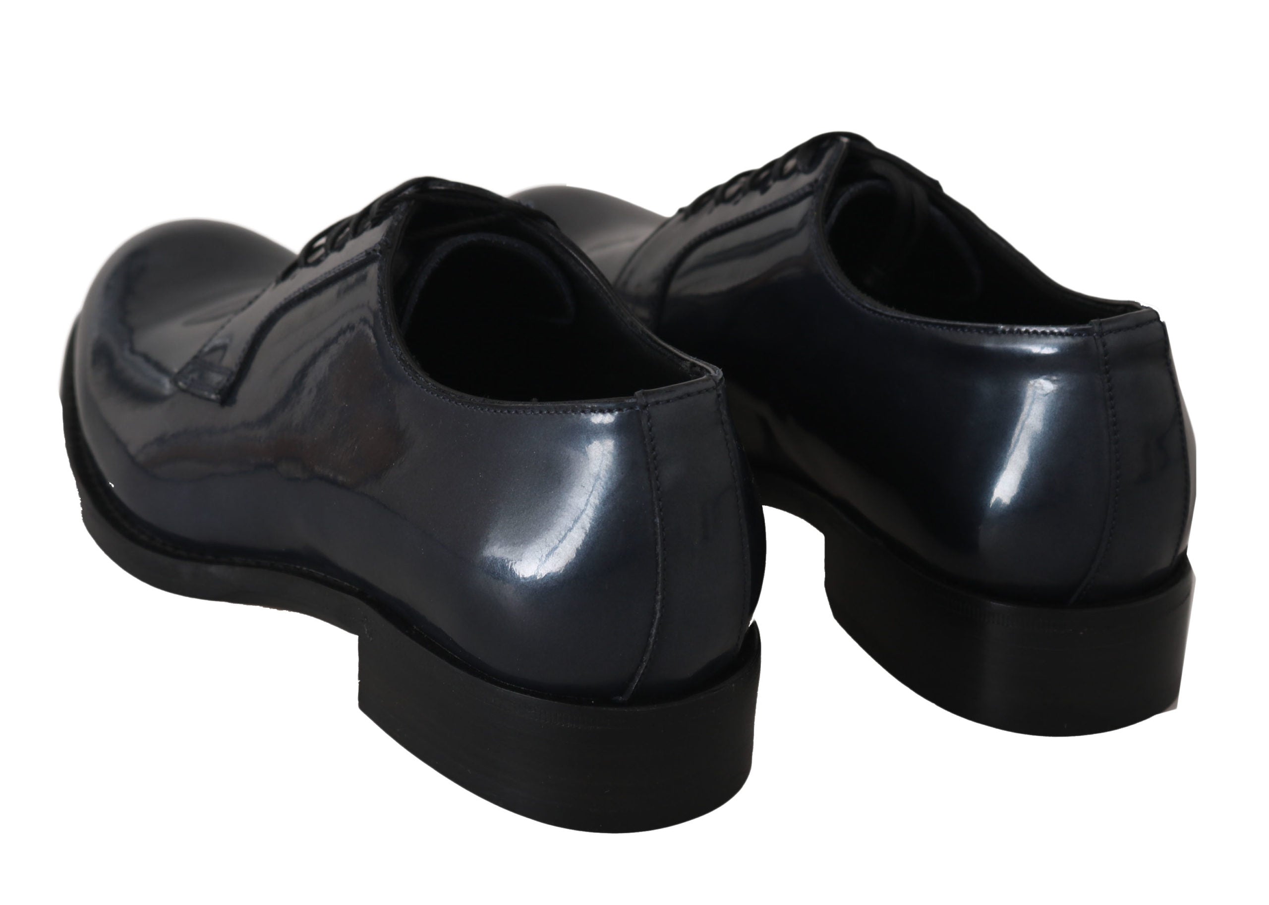 Pantofi eleganti Dolce & Gabbana Derby din piele albastră