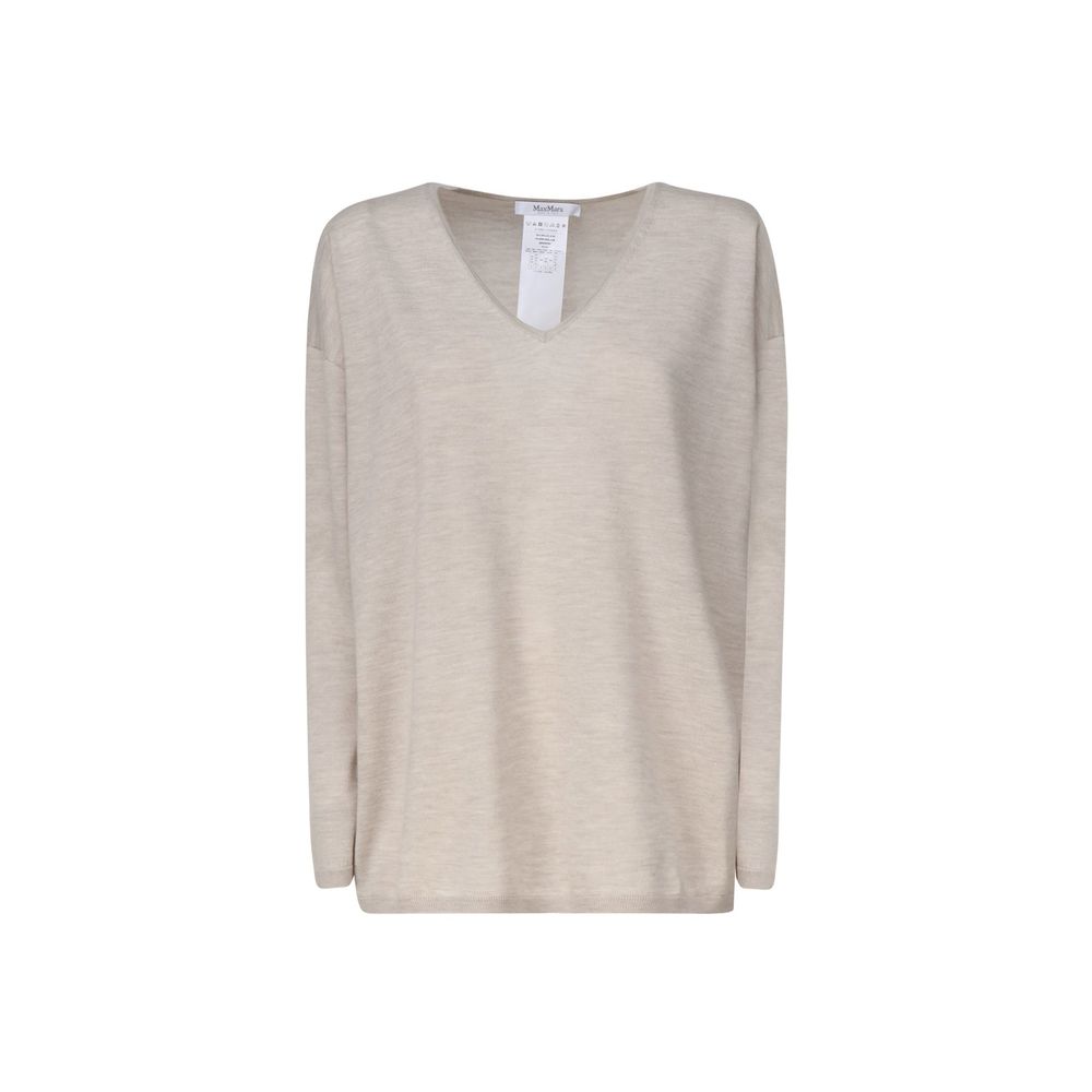 Max Mara Beige Cashmere Sweatshirt