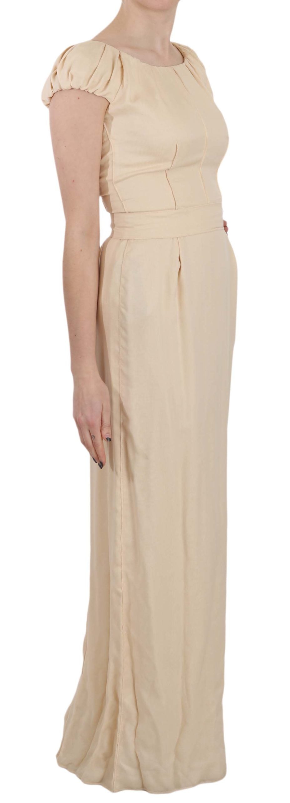 Rochie Dolce &amp; Gabbana din mătase cu mâneci jartieră