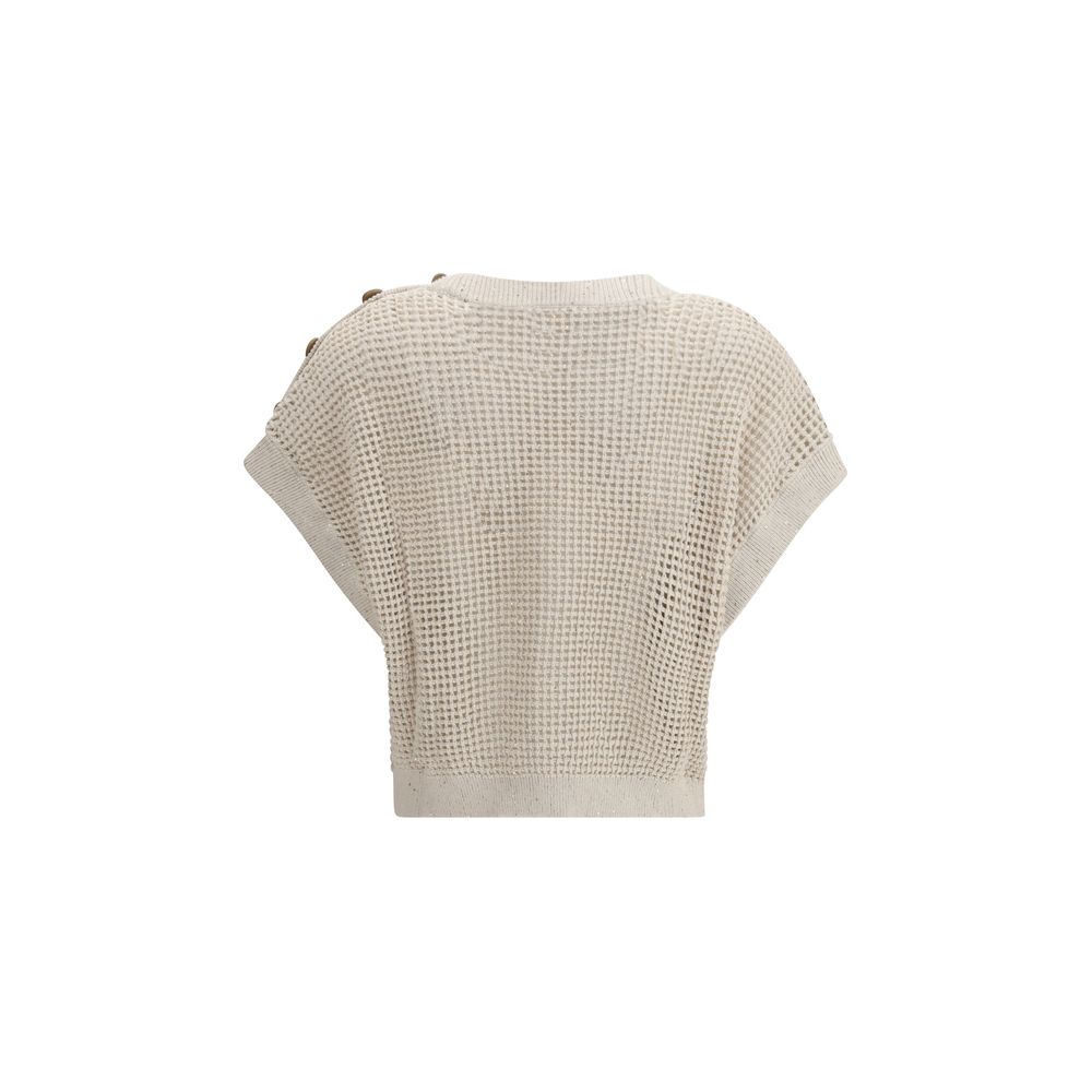 Brunello Cucinelli Beige Cotton Shirt