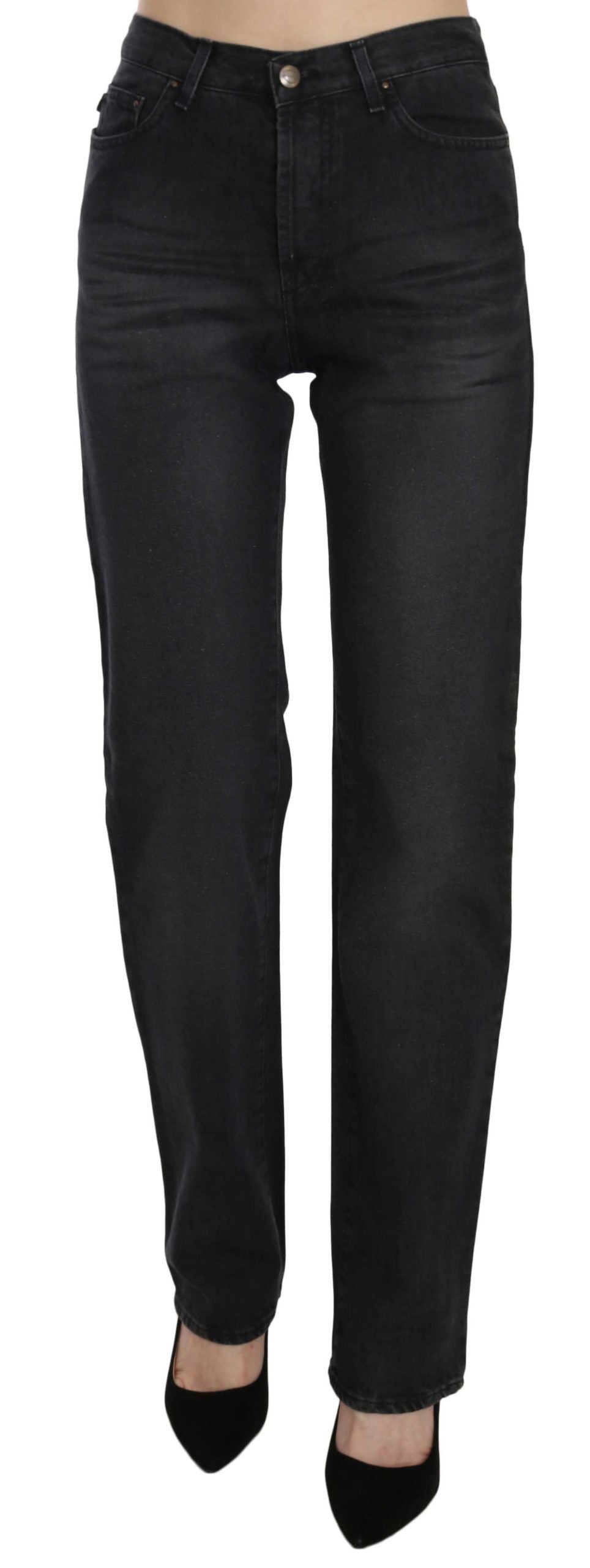 Just Cavalli – Veredeln Sie Ihren Stil: Schicker schwarzer High Waist Denim