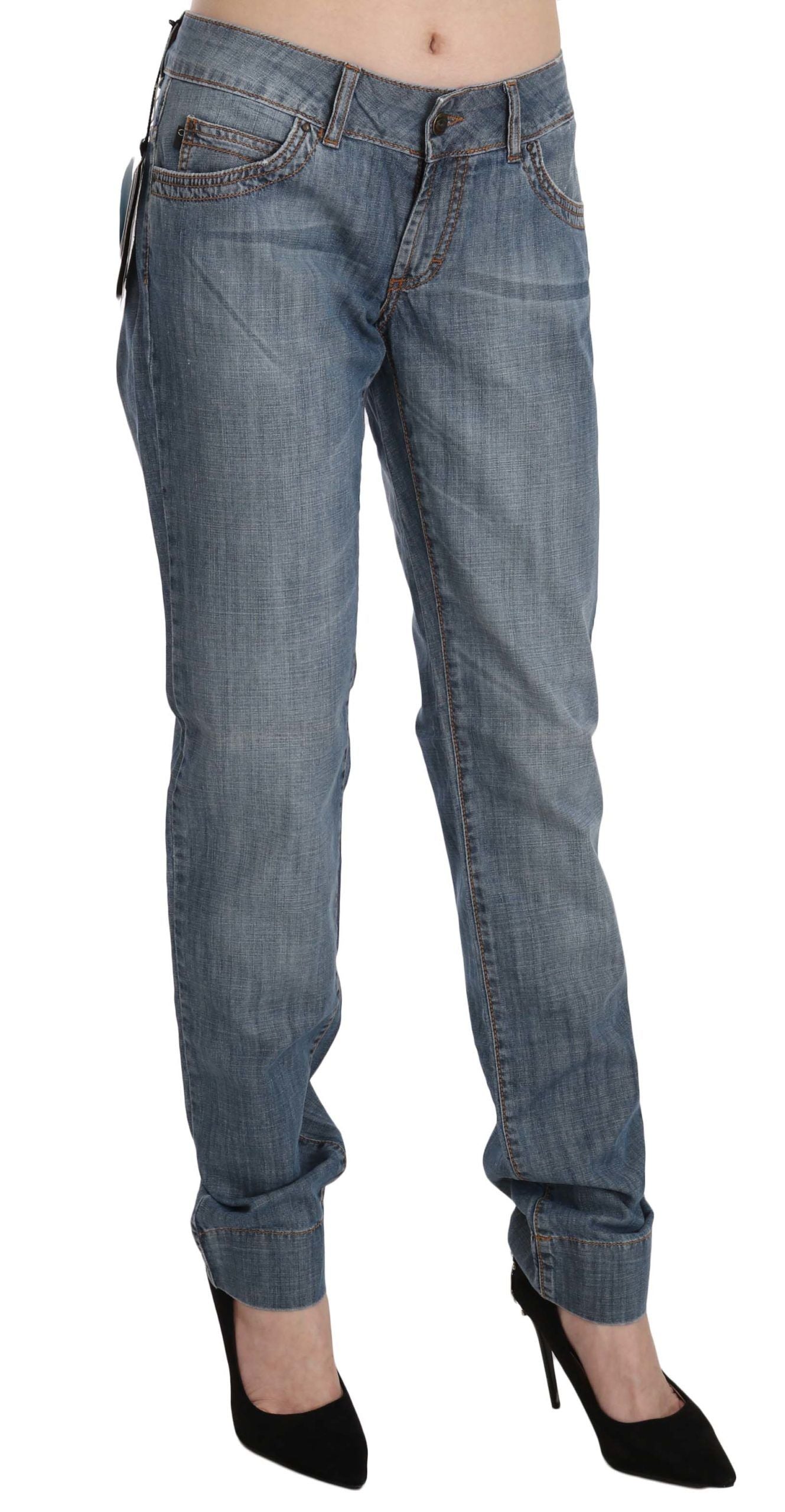 Just Cavalli – Schicke, blau verwaschene Slim-Fit-Jeans