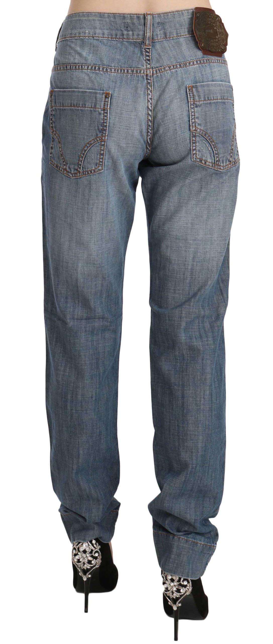 Just Cavalli – Schicke, blau verwaschene Slim-Fit-Jeans