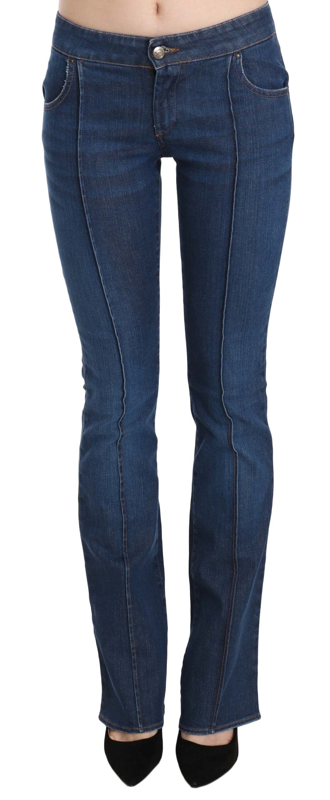 Just Cavalli – Schicke, blau verwaschene Bootcut-Jeans