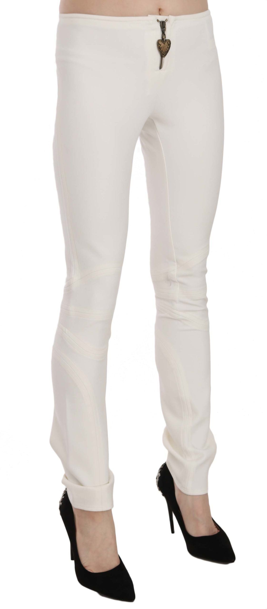 Just Cavalli Elegante, enge Anzughose mit mittlerer Taille