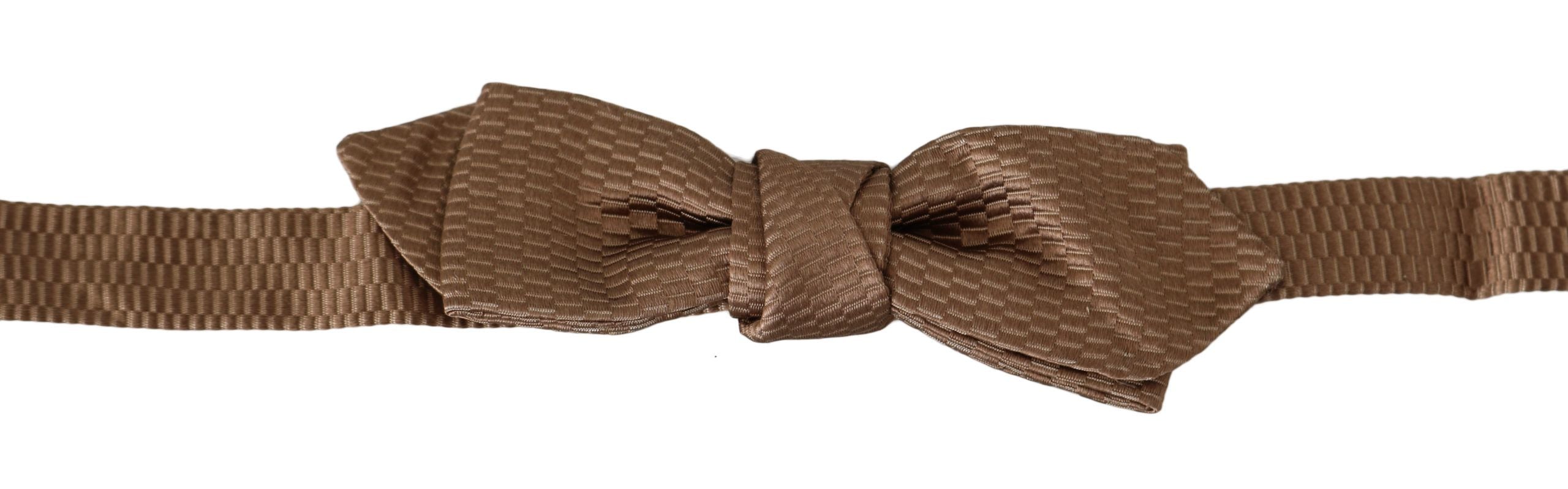 Dolce &amp; Gabbana Elegante braun-goldene Fliege