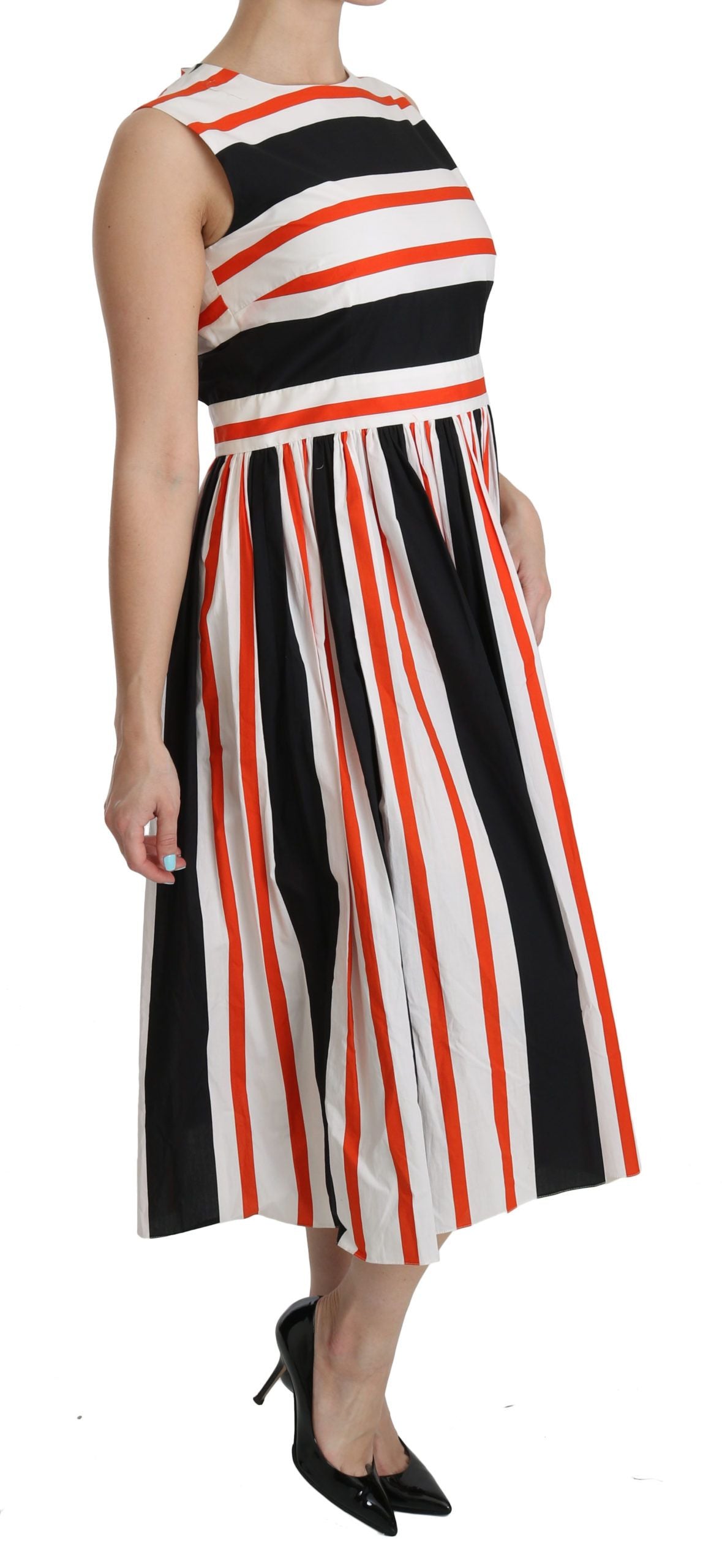 Dolce &amp; Gabbana – A-Linien-Midikleid mit Plissee