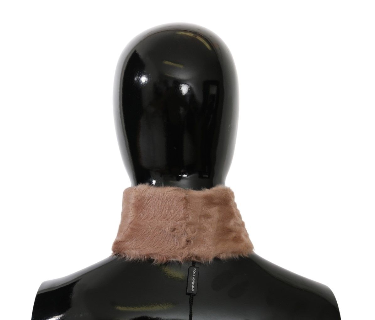 Dolce &amp; Gabbana Eșarfă elegantă din blană de miel bej