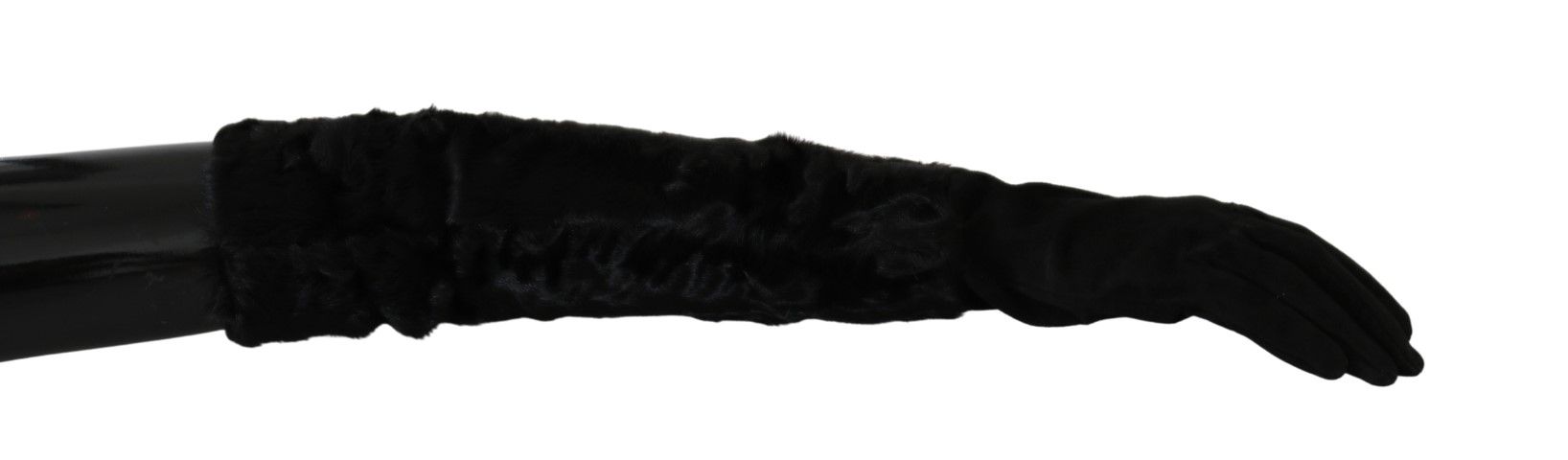 Mănuși elegante din piele întoarsă până la cot Dolce &amp; Gabbana