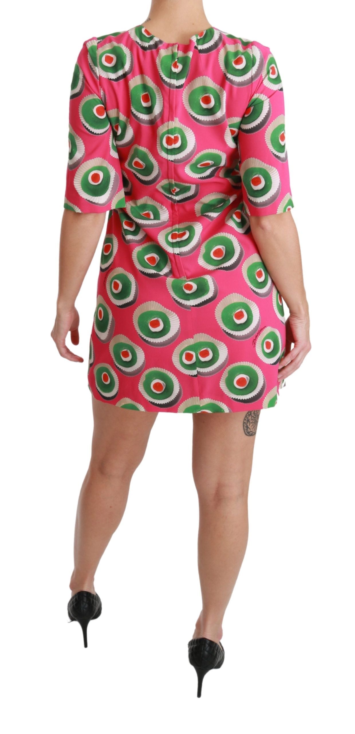 Dolce &amp; Gabbana – Sicily Cupcake-Etuikleid in Rosa