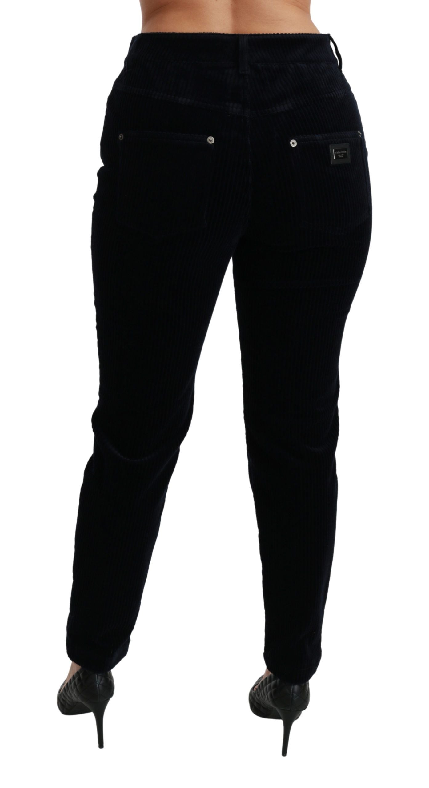 Dolce &amp; Gabbana – Schicke Skinny-Cordjeans mit mittlerer Taille