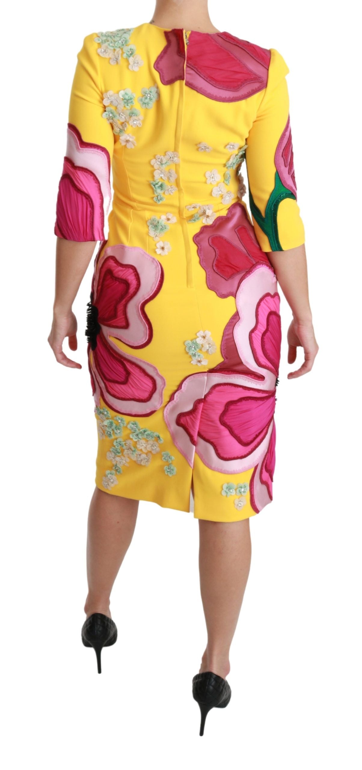 Dolce &amp; Gabbana Sunshine Bloom Etuikleid in Knielänge