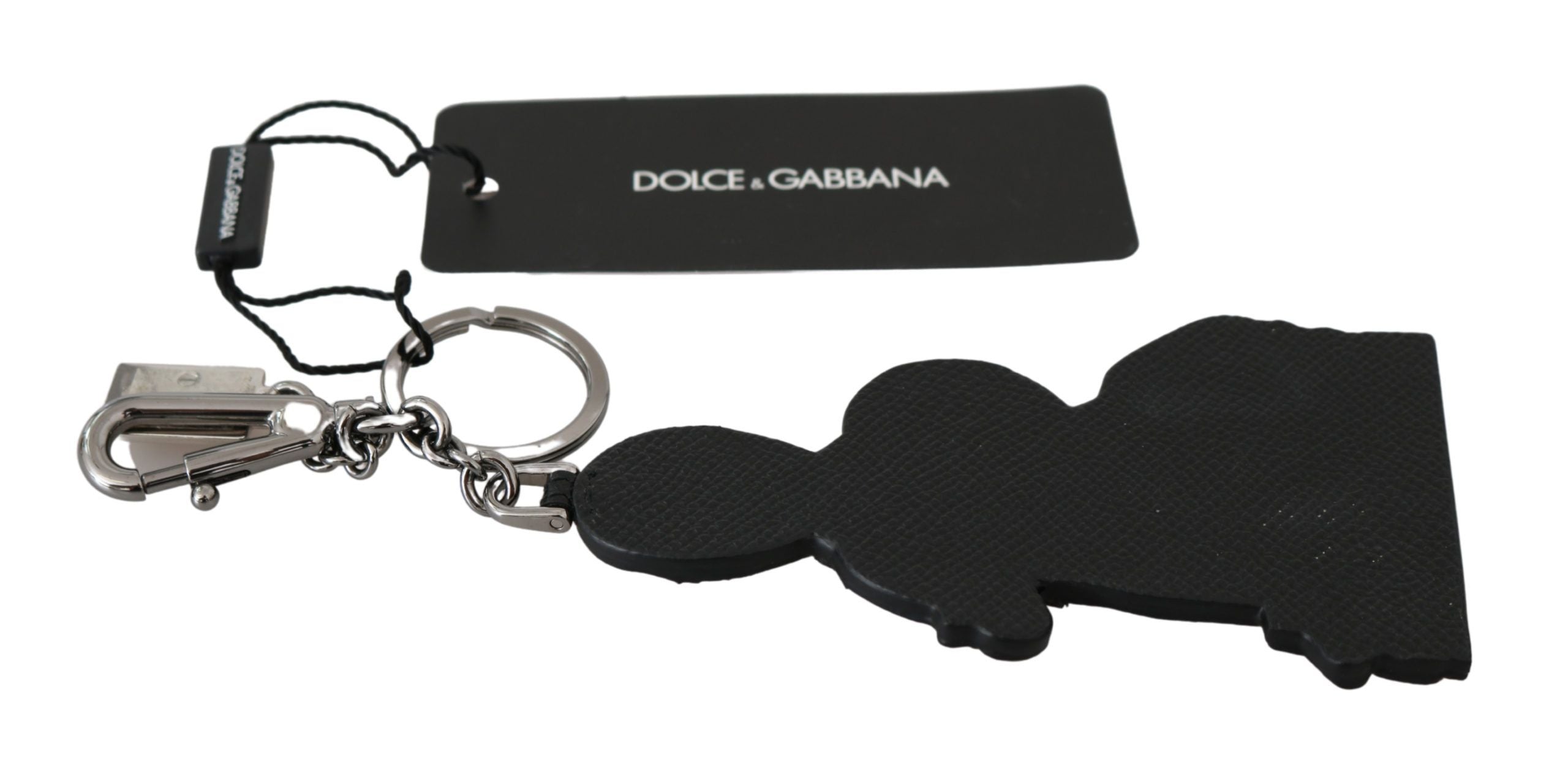 Breloc elegant din piele trio-ton Dolce &amp; Gabbana