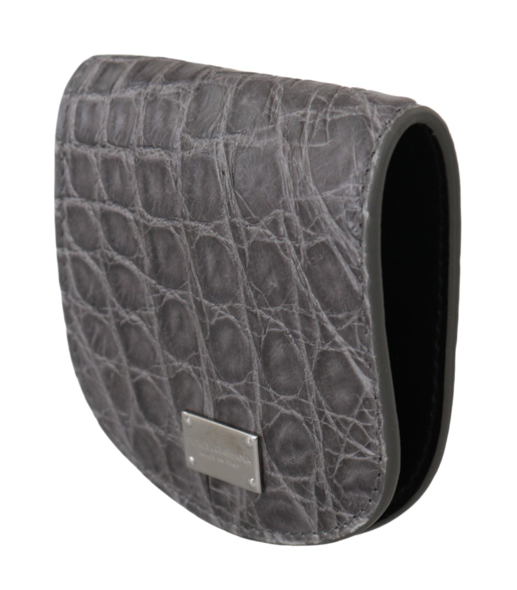 Dolce &amp; Gabbana – Exotic Grey – Kondometui aus Leder