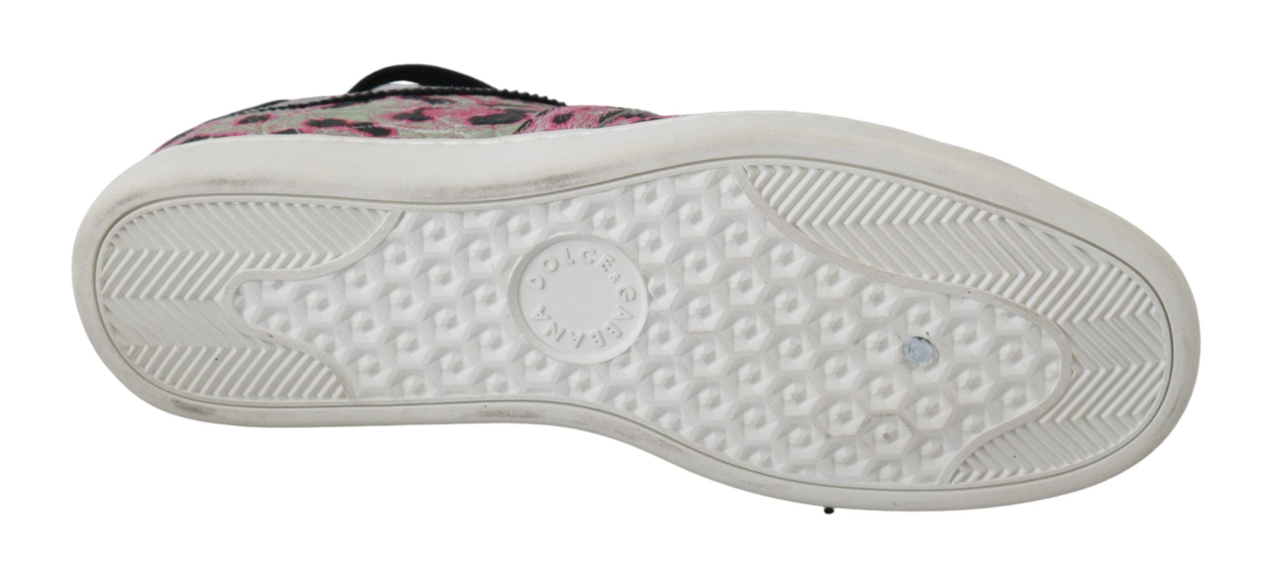 Dolce &amp; Gabbana – Mehrfarbige Sneakers aus Krokodilleder
