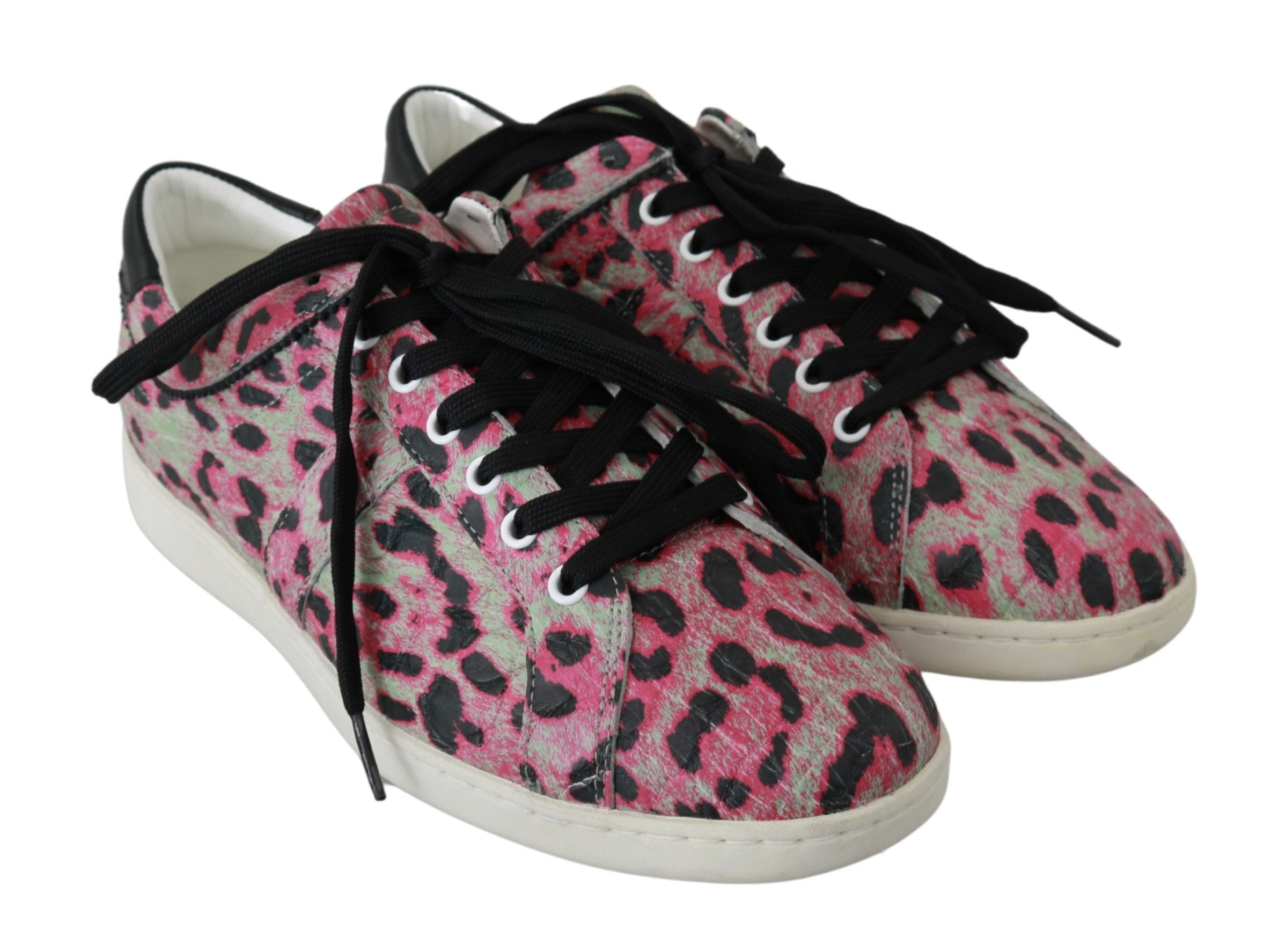 Dolce &amp; Gabbana – Mehrfarbige Sneakers aus Krokodilleder