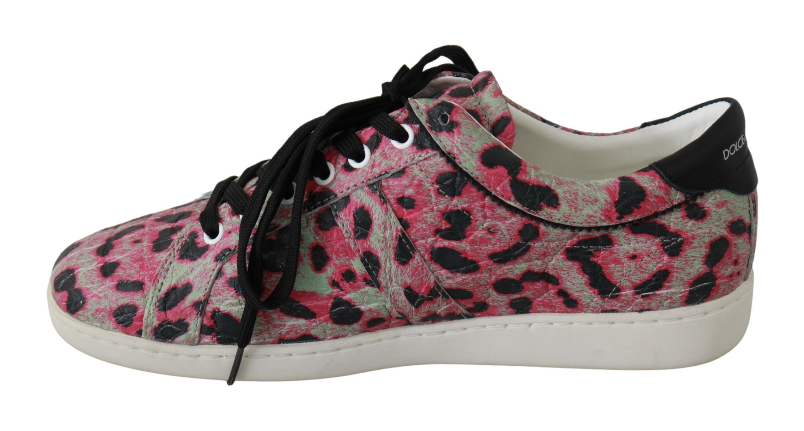 Dolce &amp; Gabbana – Mehrfarbige Sneakers aus Krokodilleder
