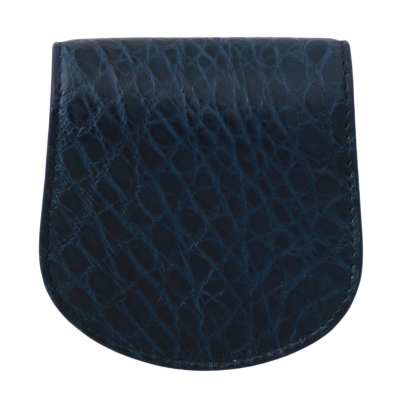 Dolce &amp; Gabbana Elegante blaue Caimano Leder-Kondomhülle