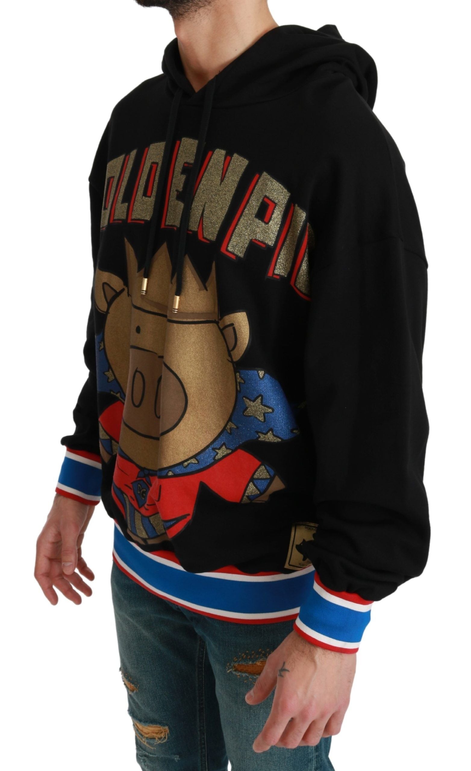 Dolce &amp; Gabbana – Eleganter Kapuzenpullover mit königlichem Motiv