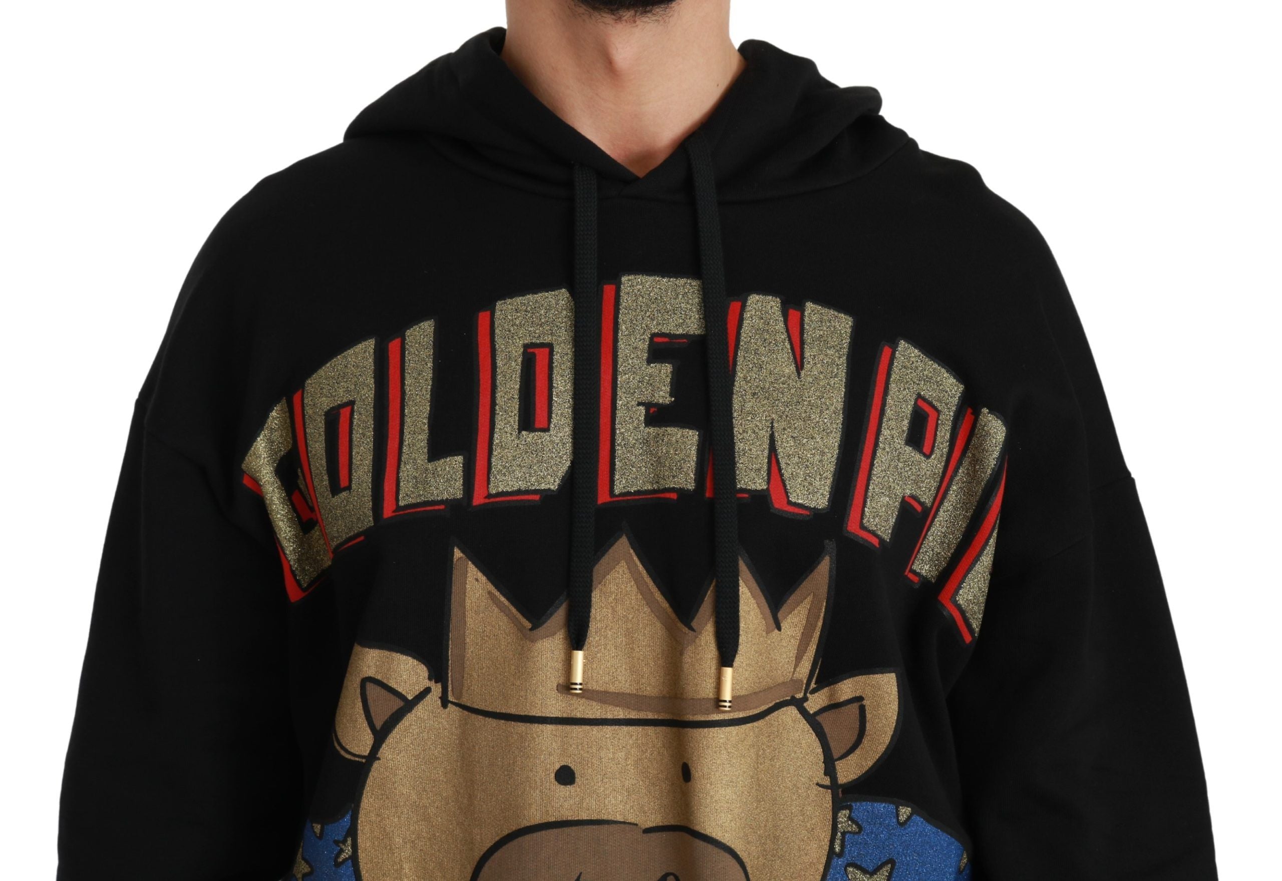 Dolce &amp; Gabbana – Eleganter Kapuzenpullover mit königlichem Motiv
