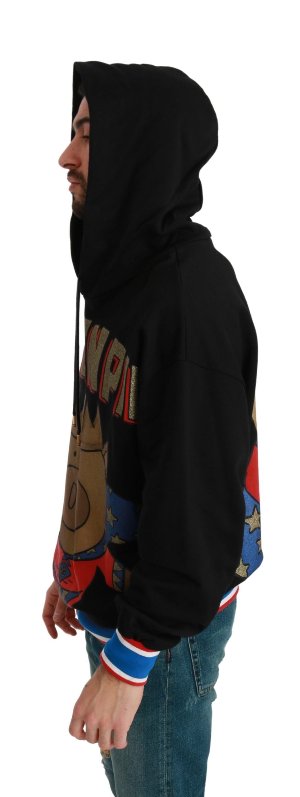 Dolce &amp; Gabbana – Eleganter Kapuzenpullover mit königlichem Motiv