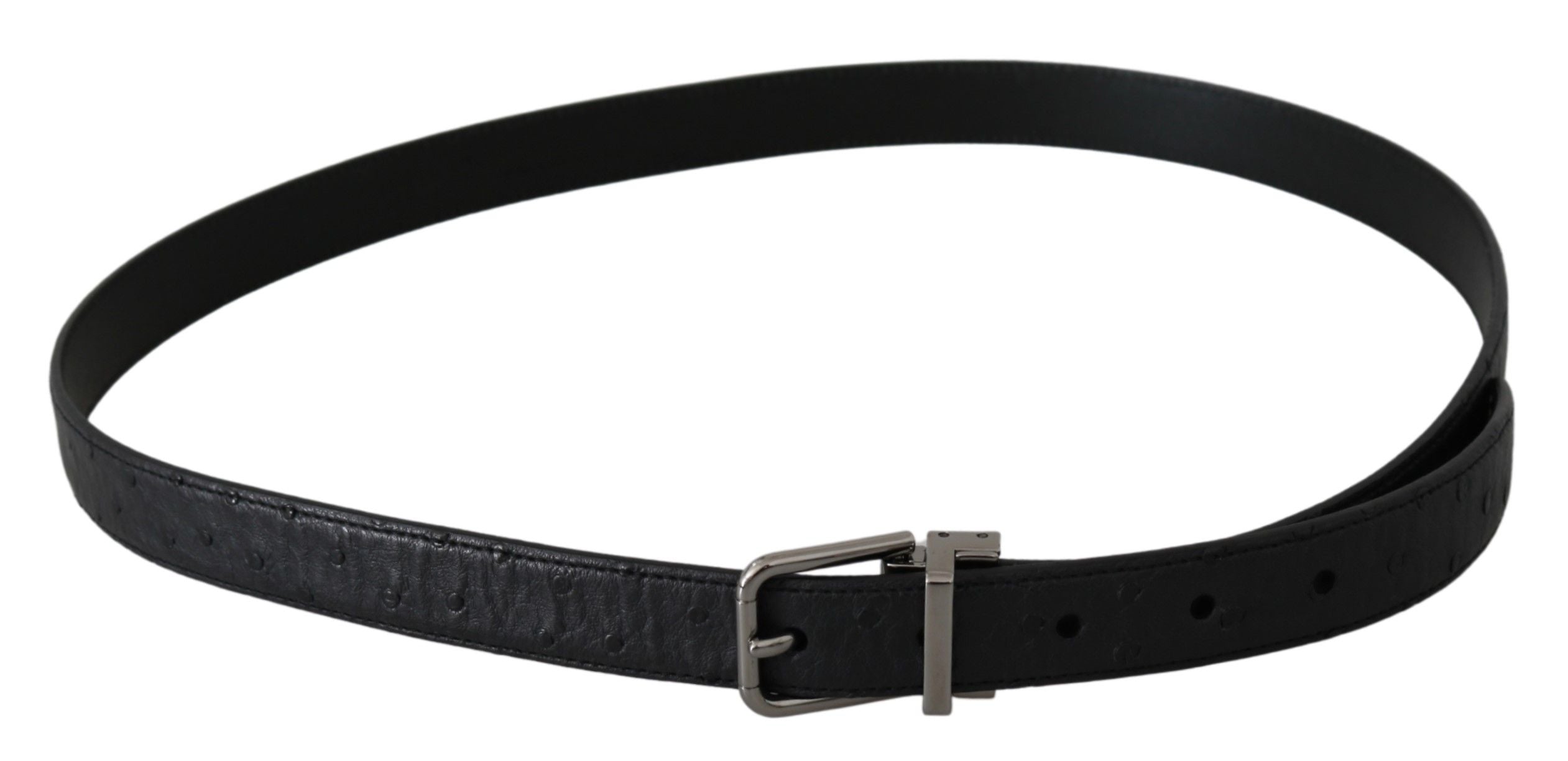 Dolce &amp; Gabbana Eleganter Designergürtel aus exotischem Leder