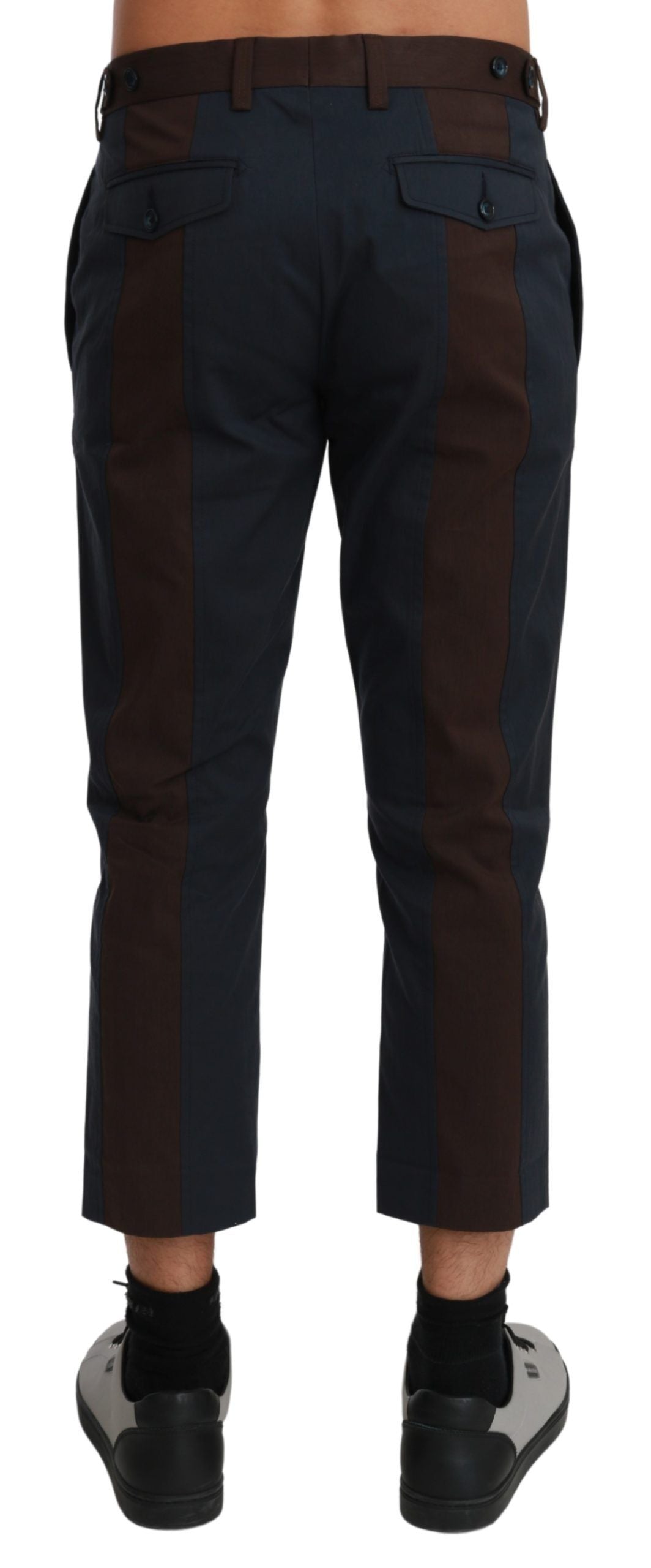 Dolce &amp; Gabbana – Schicke, kurze, gestreifte Freizeithose