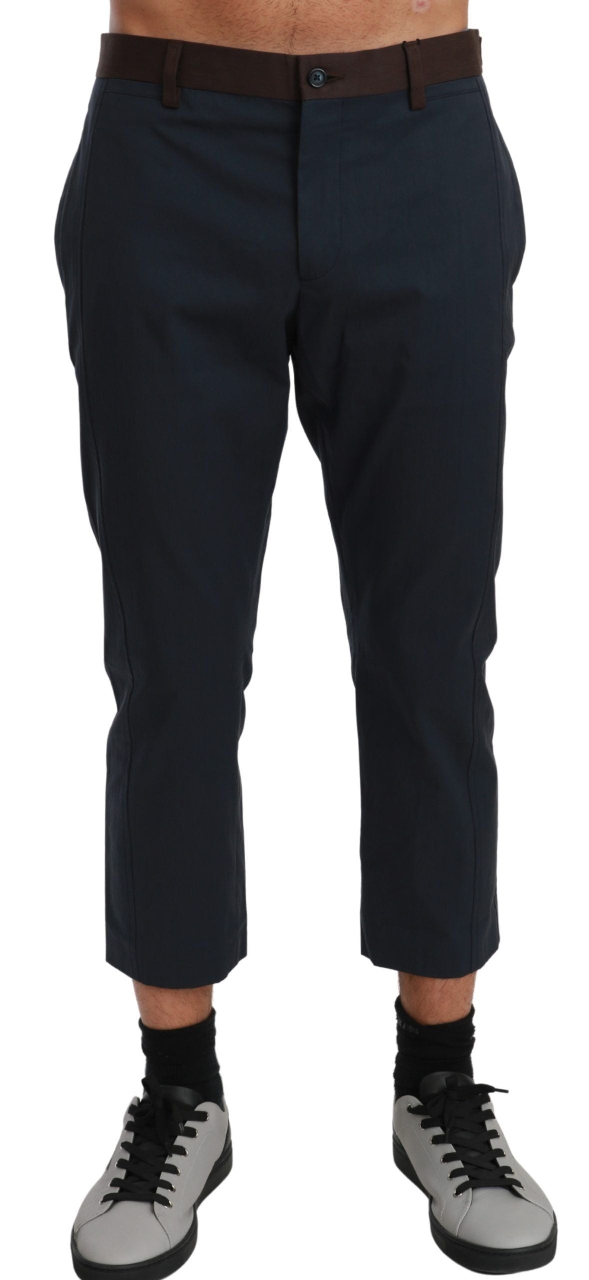 Dolce &amp; Gabbana – Schicke, kurze, gestreifte Freizeithose