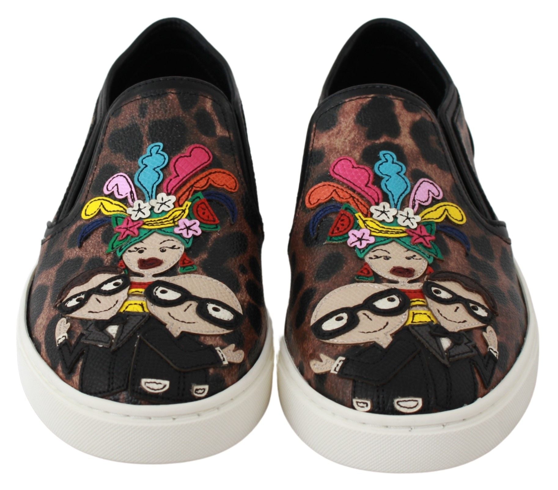 Dolce &amp; Gabbana Elegante Loafer mit Leopardenmuster für einen anspruchsvollen Stil