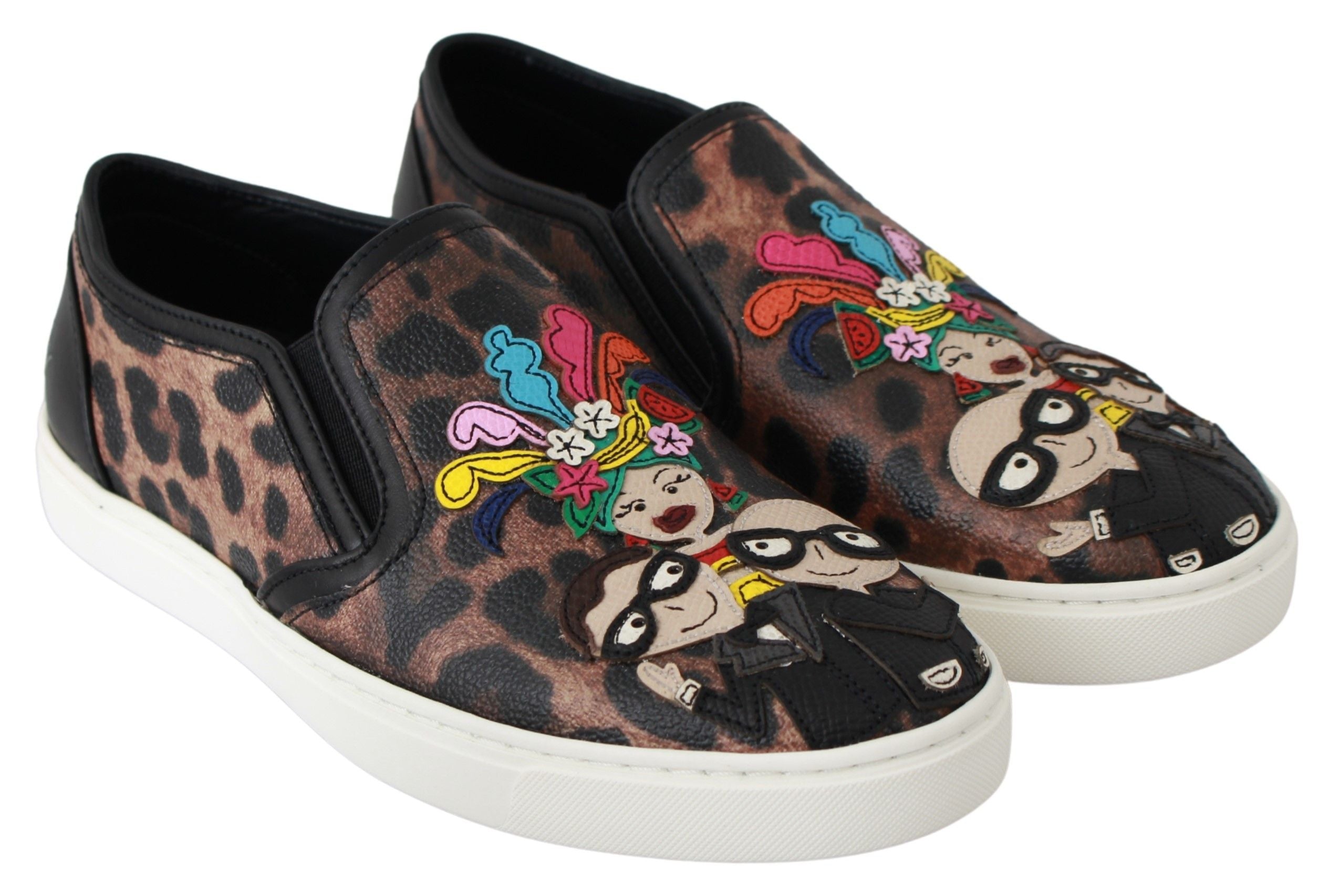 Dolce &amp; Gabbana Elegante Loafer mit Leopardenmuster für einen anspruchsvollen Stil