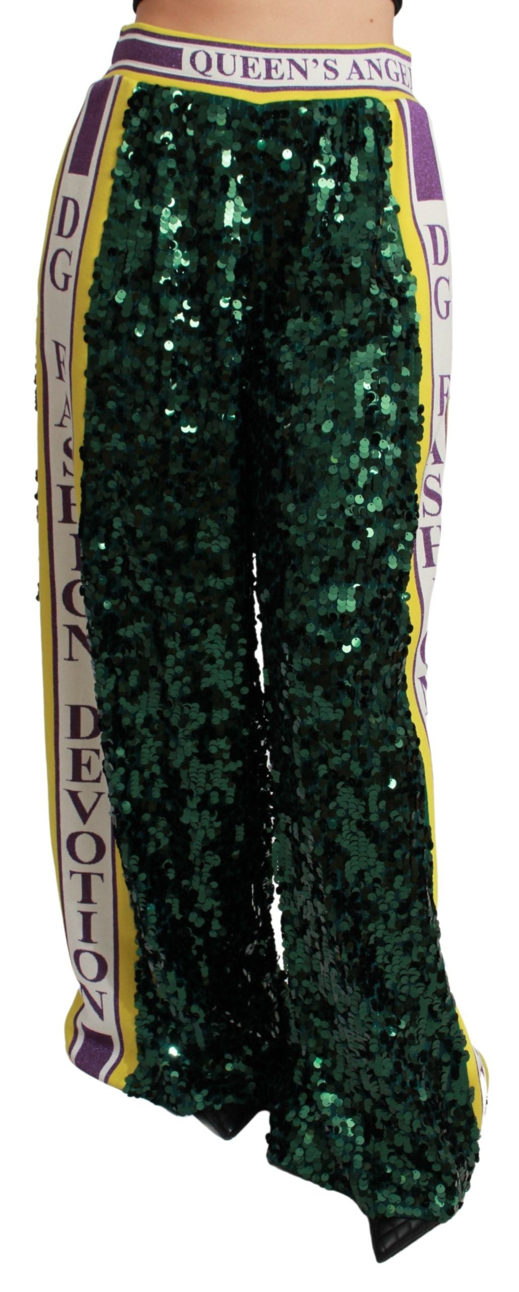 Dolce &amp; Gabbana – Exklusive Hose mit mehrfarbigen Pailletten