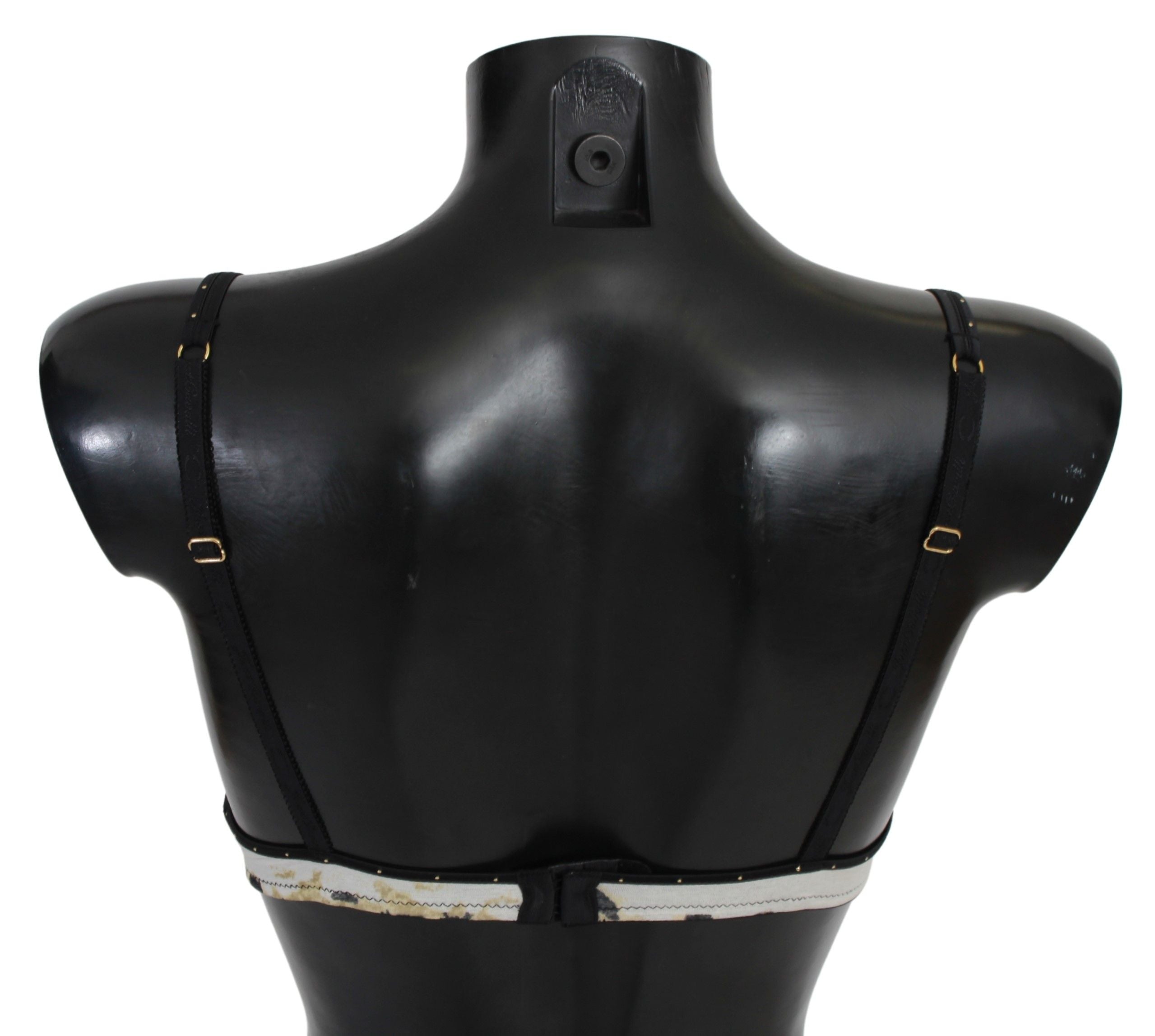 Sutien push-up elegant Just Cavalli alb cu detalii cu logo