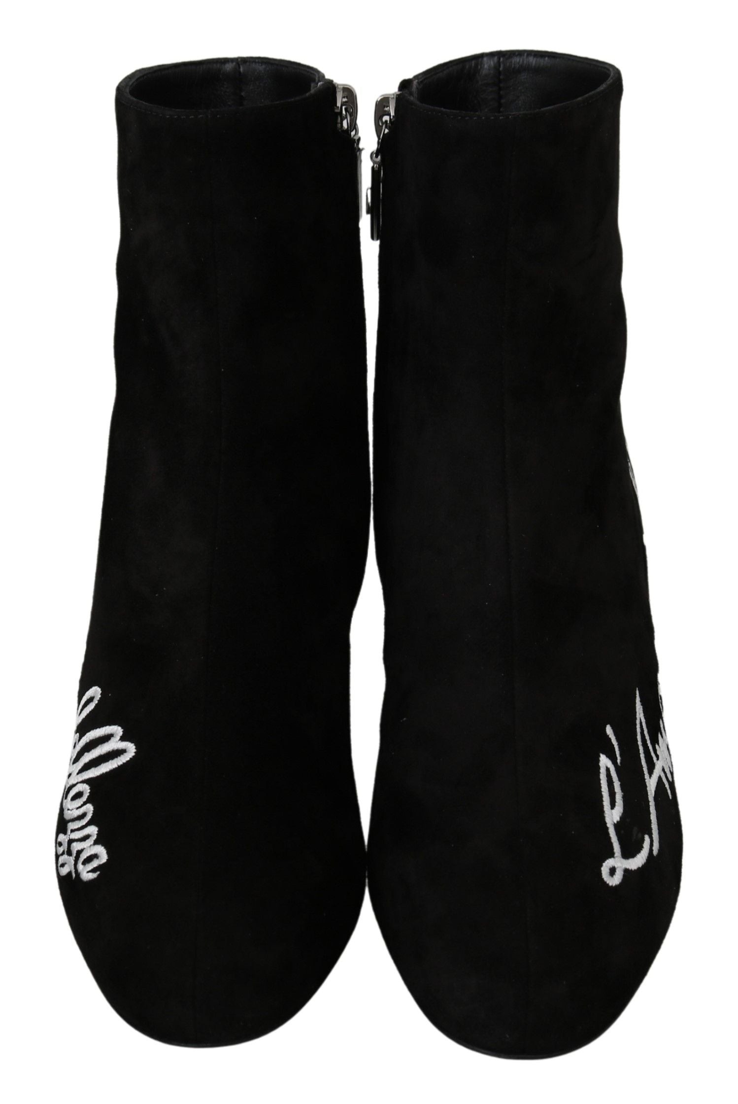Dolce &amp; Gabbana Schicke bestickte Stiefeletten