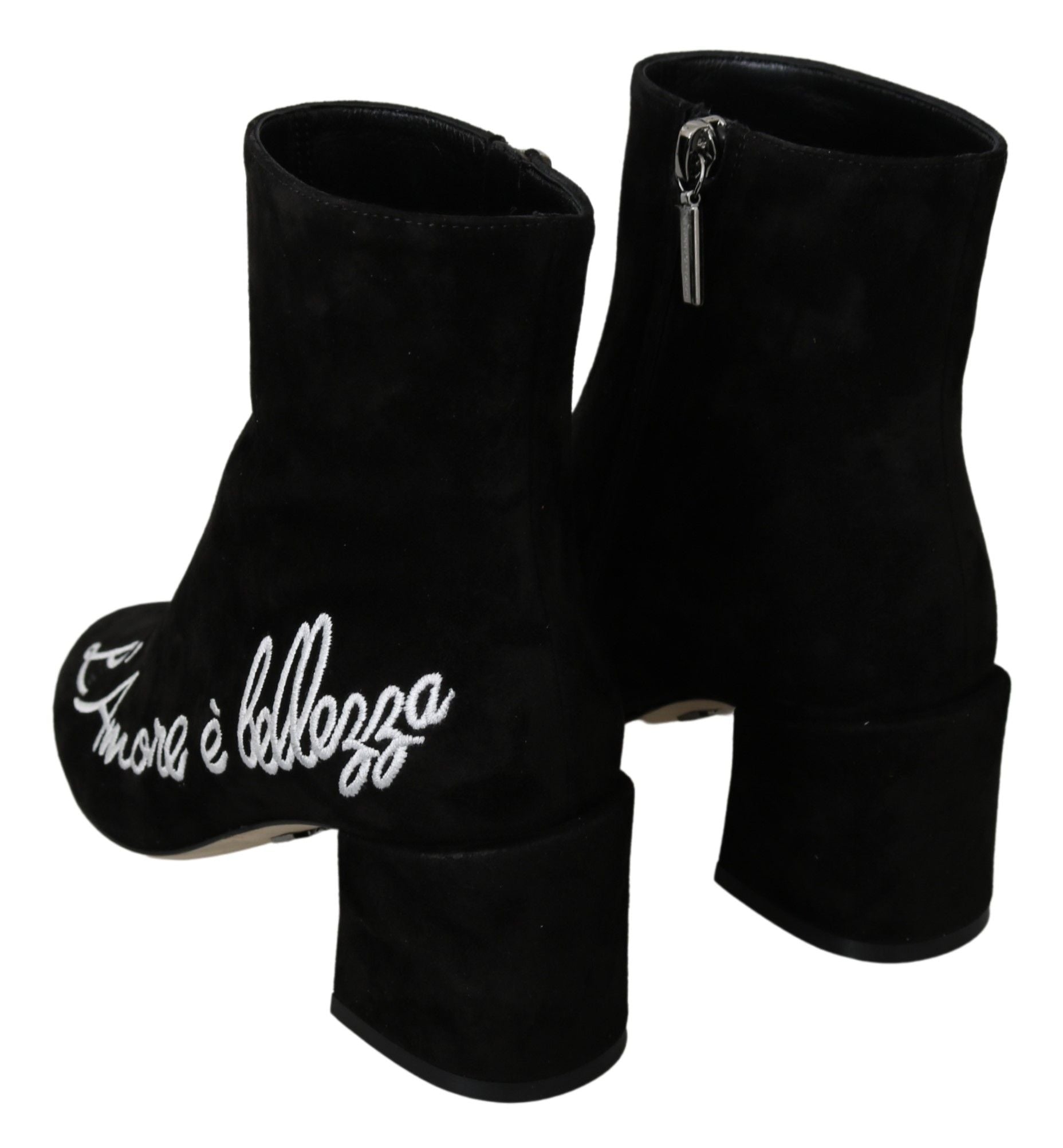 Dolce &amp; Gabbana Schicke bestickte Stiefeletten